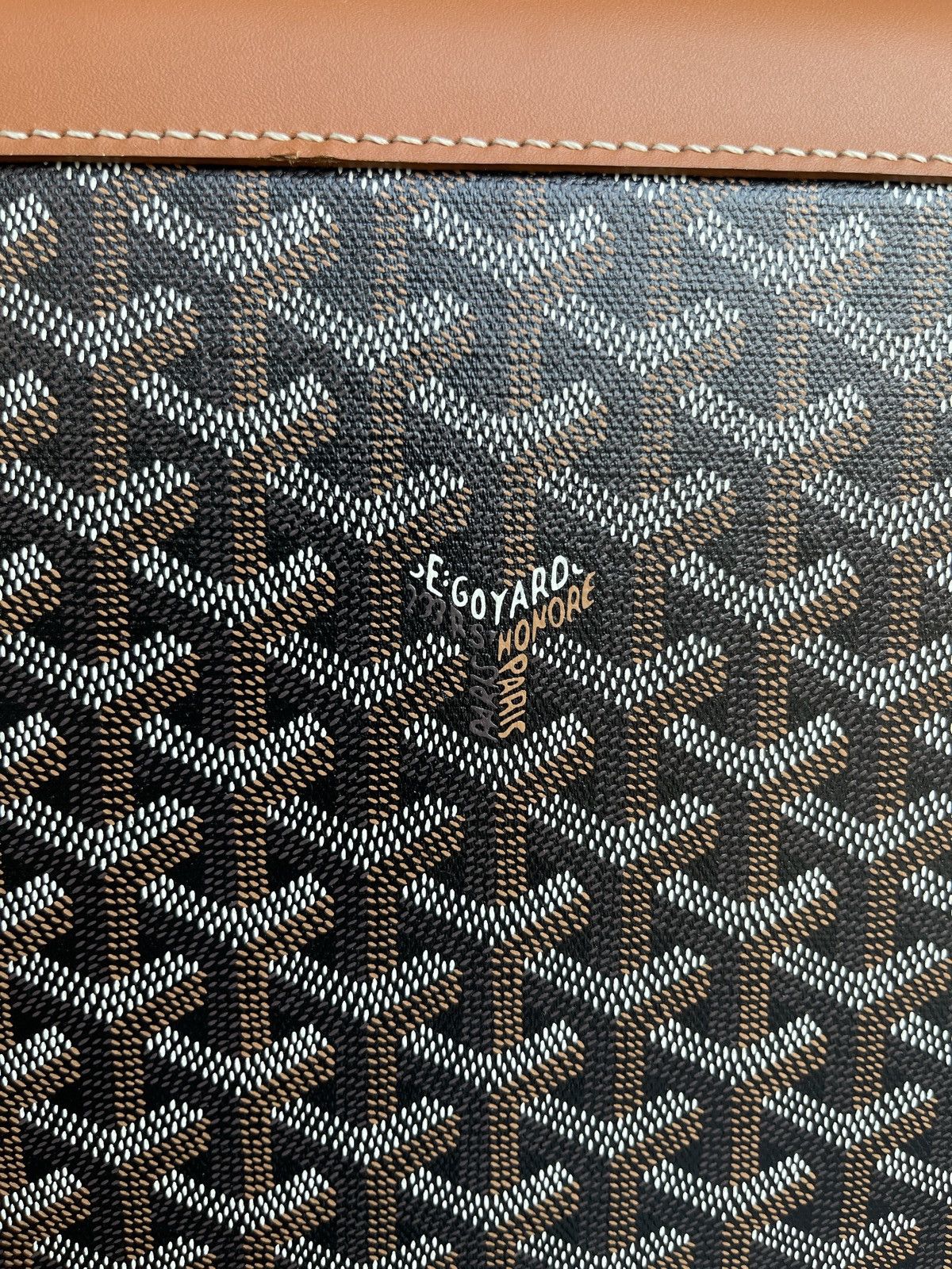 Goyard Black Brown Goyard Suitcase Size ONE SIZE - 4 Thumbnail