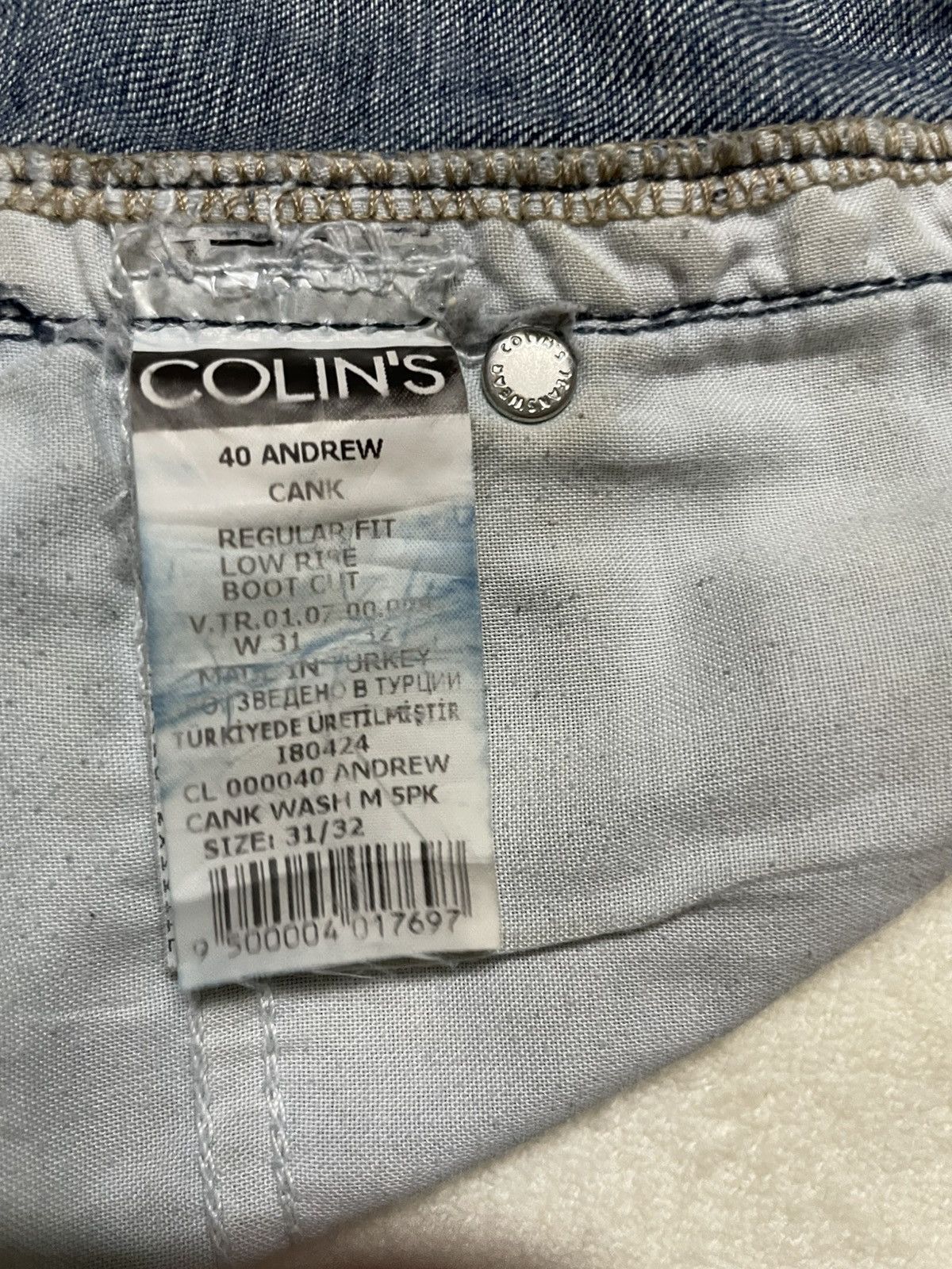 Japanese Brand Vintage Colin’s Distress Ripped Denim Jeans Size US 33 - 11 Thumbnail