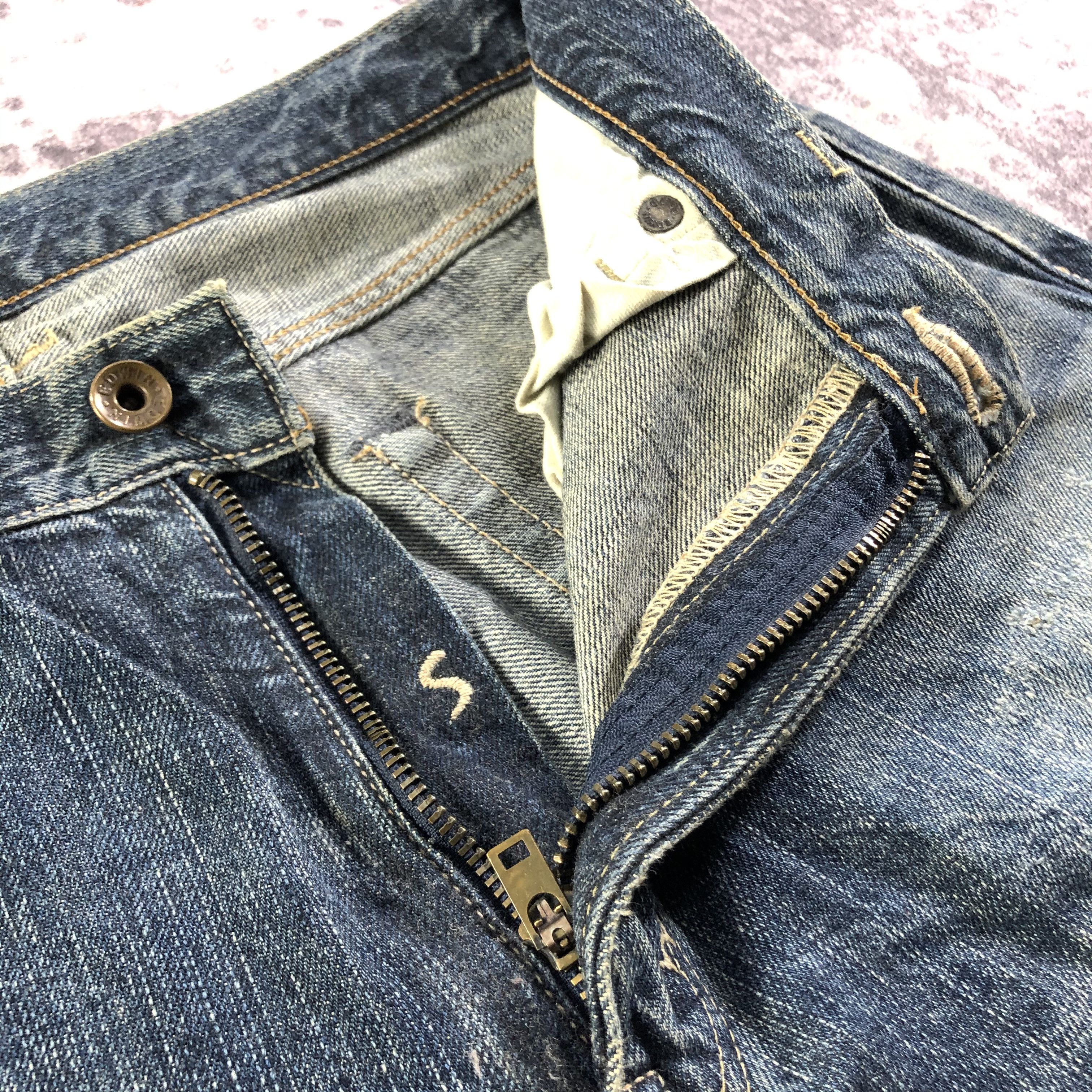 Edwin Vintage Blue Wash Edwin 505 Selvedge Jeans-JM3567 Size US 32 / EU 48 - 7 Thumbnail
