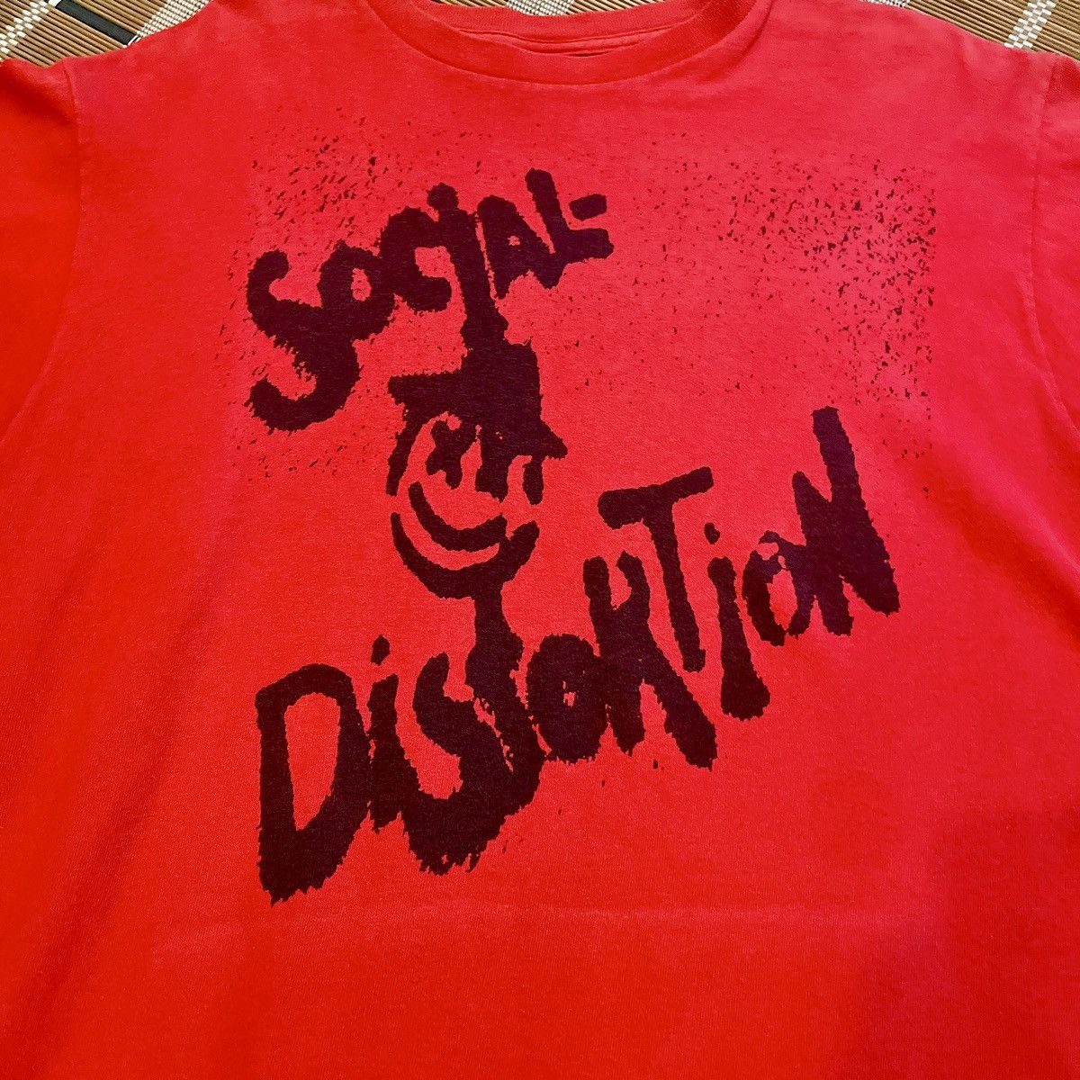 Band Tees × Vintage VTG 00’s Social Distortion Ringer Crop Size US M / EU 48-50 / 2 - 2 Thumbnail
