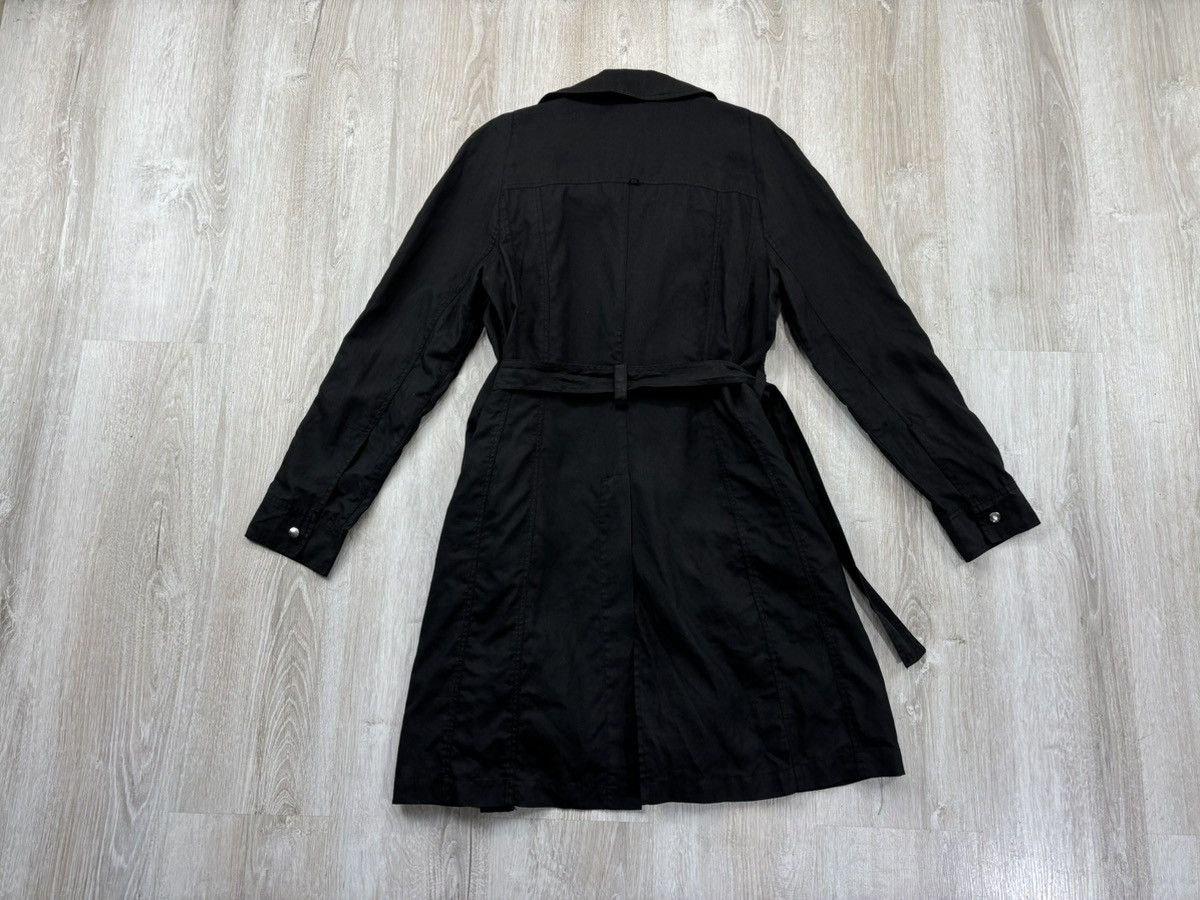 Japanese Brand × Sarah Pacini Womens linen coat Sarah Pacini Size S Color Black Size S / US 4 / IT 40 - 7 Thumbnail