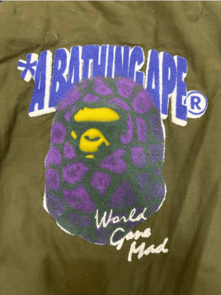 Bape Bape Military Green MA-1 Bomber Jacket Size US L / EU 52-54 / 3 - 6 Thumbnail