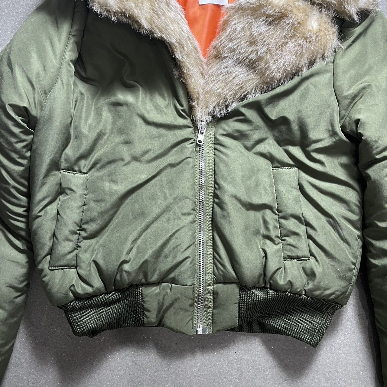 UNIF UNIF Faux Fur Bomber Jacket Size L / US 10 / IT 46 - 4 Thumbnail