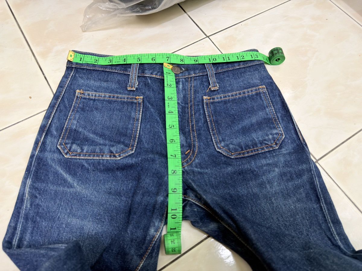 Japanese Brand 70s Style Bobson Denim Bush Pants Flare Bell Bottom Jeans Size US 26 / EU 42 - 14 Thumbnail