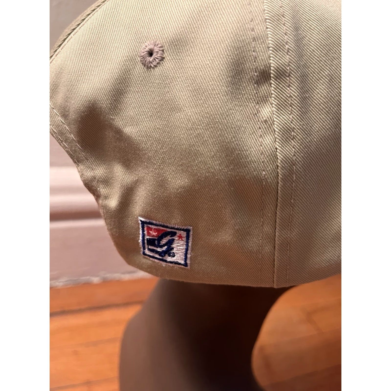 Vintage VINTAGE The Game United We Stand American Flag Snapback Hat Beige Men's One Size Beige United We Stand American Flag Snapback Hat The Game Men Size ONE SIZE - 6 Thumbnail