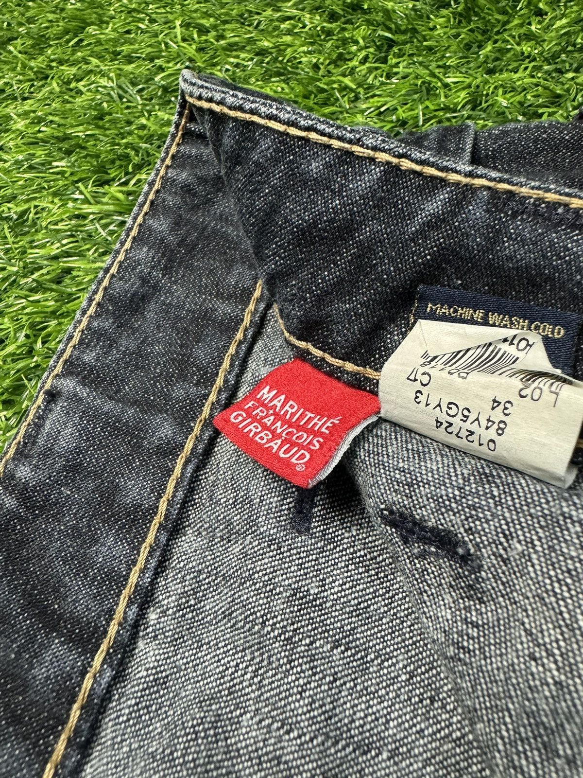 Japanese Brand × Marithe + Francois Girbaud MFG - rebuild jeans Size US 33 - 15 Thumbnail