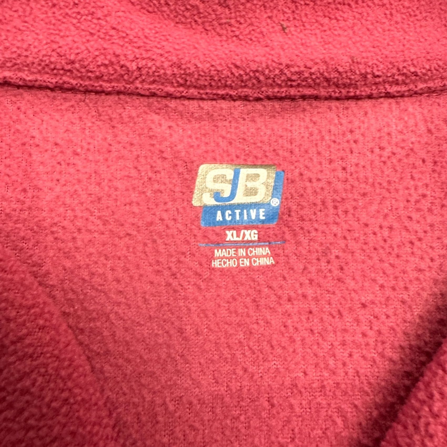 Pinko SB Active Fleece 1/4 Zip Pullover Jacket Womens XL Pink Gray Mock Neck Outdoor Shirt Mens? Size XL / US 12-14 / IT 48-50 - 3 Thumbnail