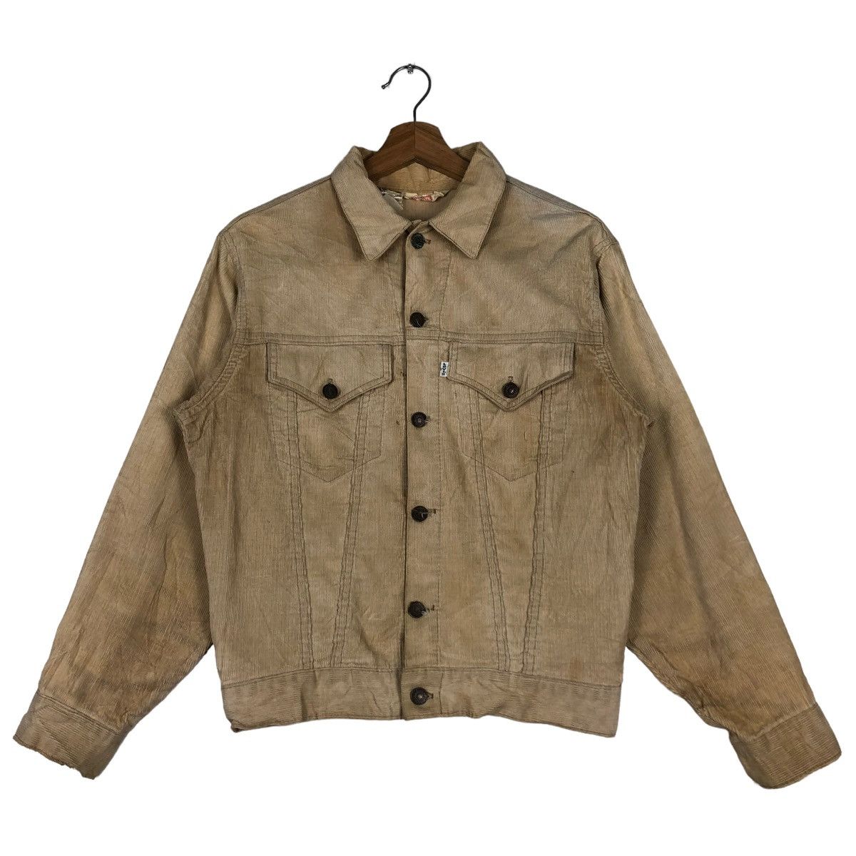 Levi's 🔥80’s Vintage Trucker Corduroy Jacket Levi’s Made in USA Size US S / EU 44-46 / 1 - 1 Thumbnail
