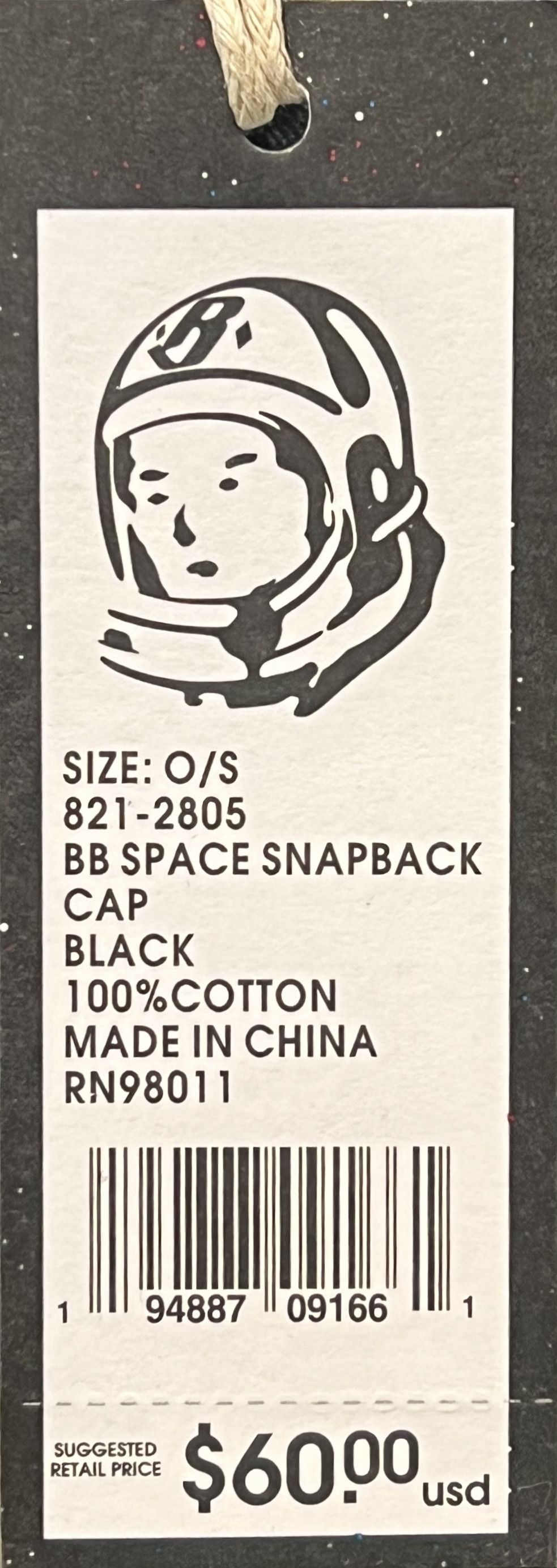 Billionaire Boys Club Billionaire Boys Club Space Snapback Hat Size ONE SIZE - 4 Thumbnail