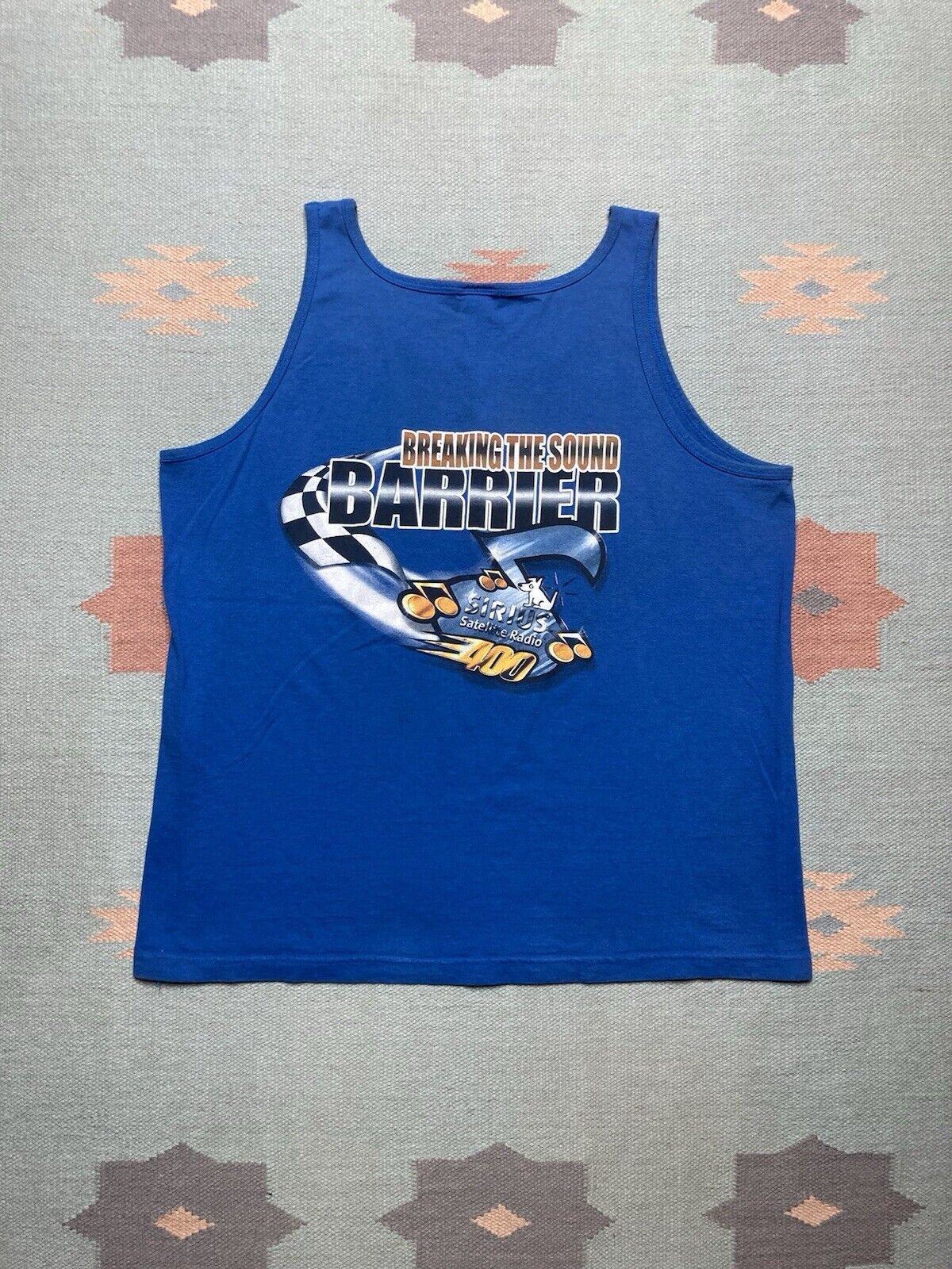 NASCAR × Vintage tank top graphic t shirt Sirius radio Michigan speedway XL Size US XL / EU 56 / 4 - 4 Thumbnail