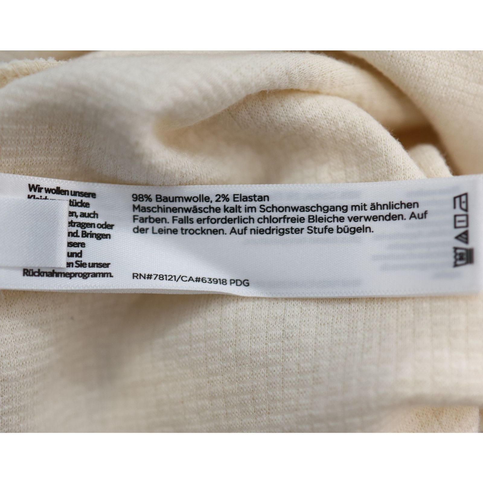 Eileen Fisher EILEEN FISHER Cream Crinkled Funnel Cotton Blouse Size PM Size M / US 6-8 / IT 42-44 - 6 Thumbnail