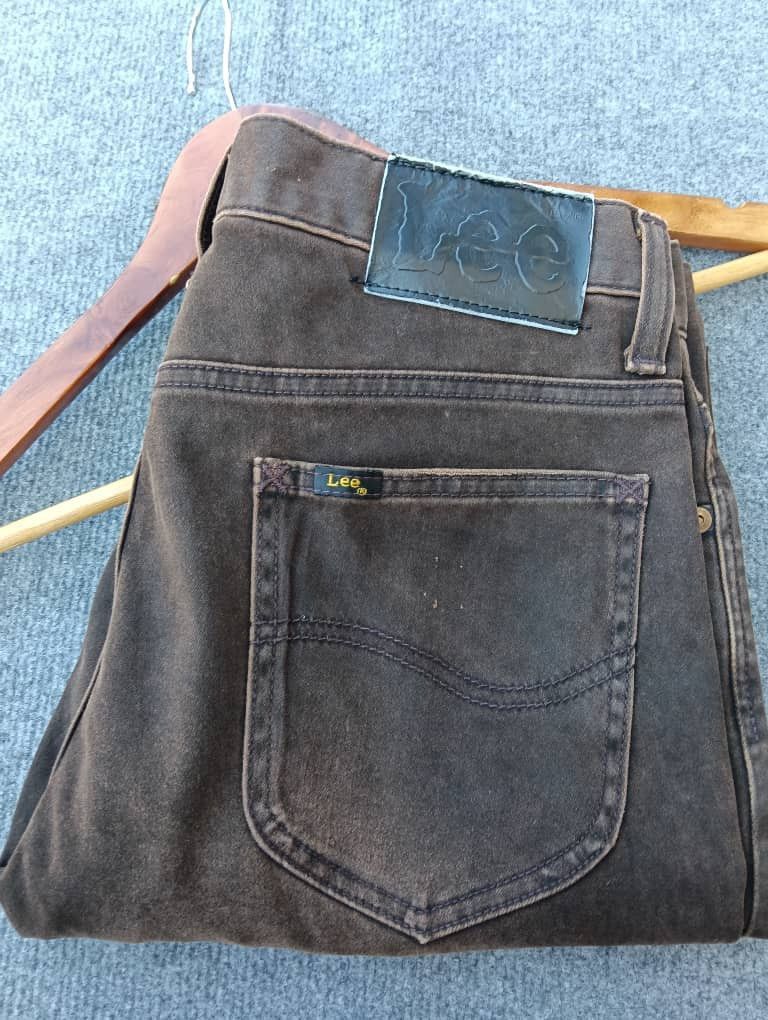 Lee VINTAGE LEE RIDERS SYNTHETIC LEATHER & FADED BROWN Size US 30 / EU 46 - 9 Thumbnail
