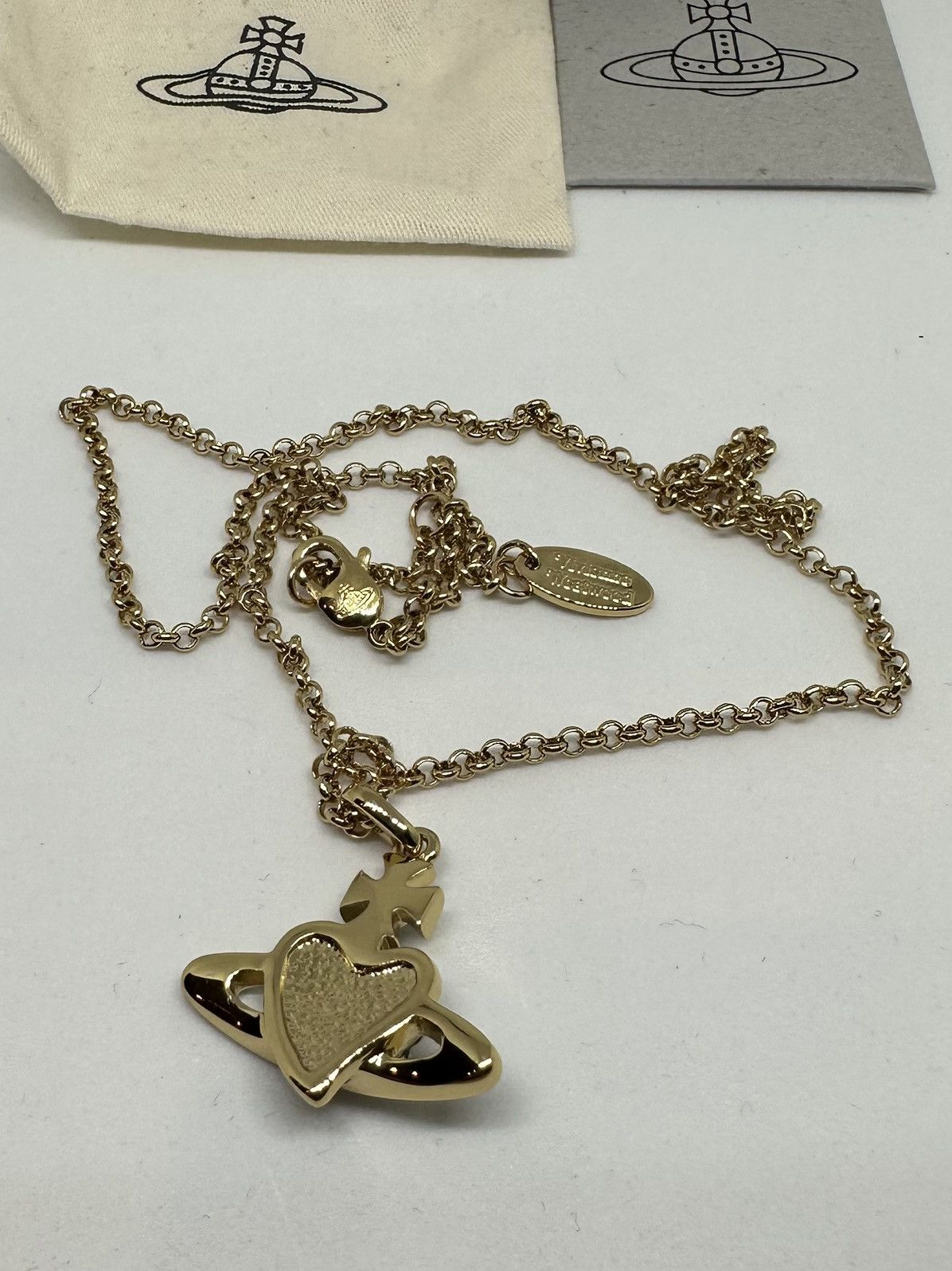 Vivienne Westwood Vivienne Westwood Reverse Heart Pendant Size ONE SIZE - 2 Thumbnail