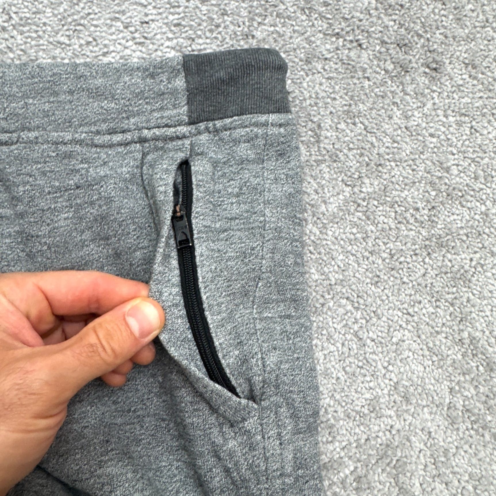 J.Crew J.Crew Athletic Jogger Sweatpants Mens Large Gray Zip Pocket Casual Activewear Size US 33 - 5 Thumbnail