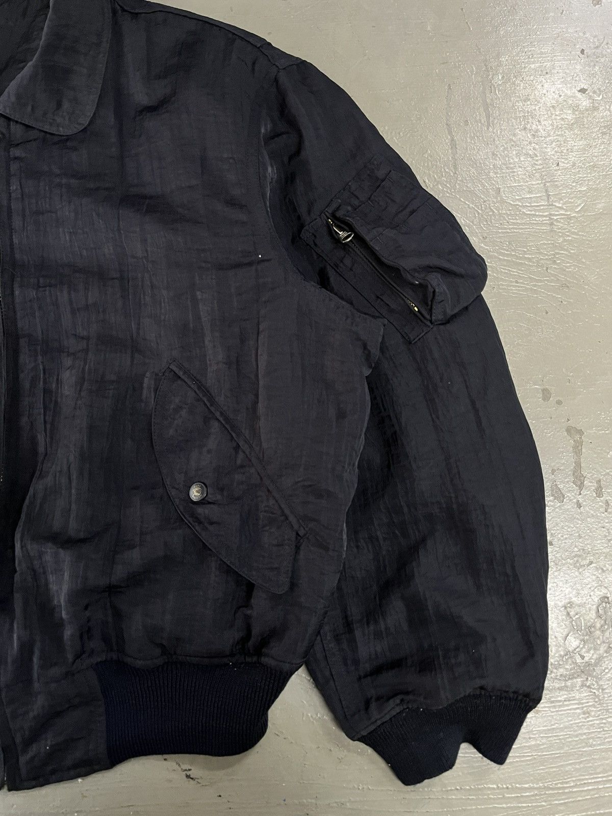 Japanese Brand Batsu Reversible Parachute Utility Bomber Issey Miyake Style Size US L / EU 52-54 / 3 - 10 Thumbnail