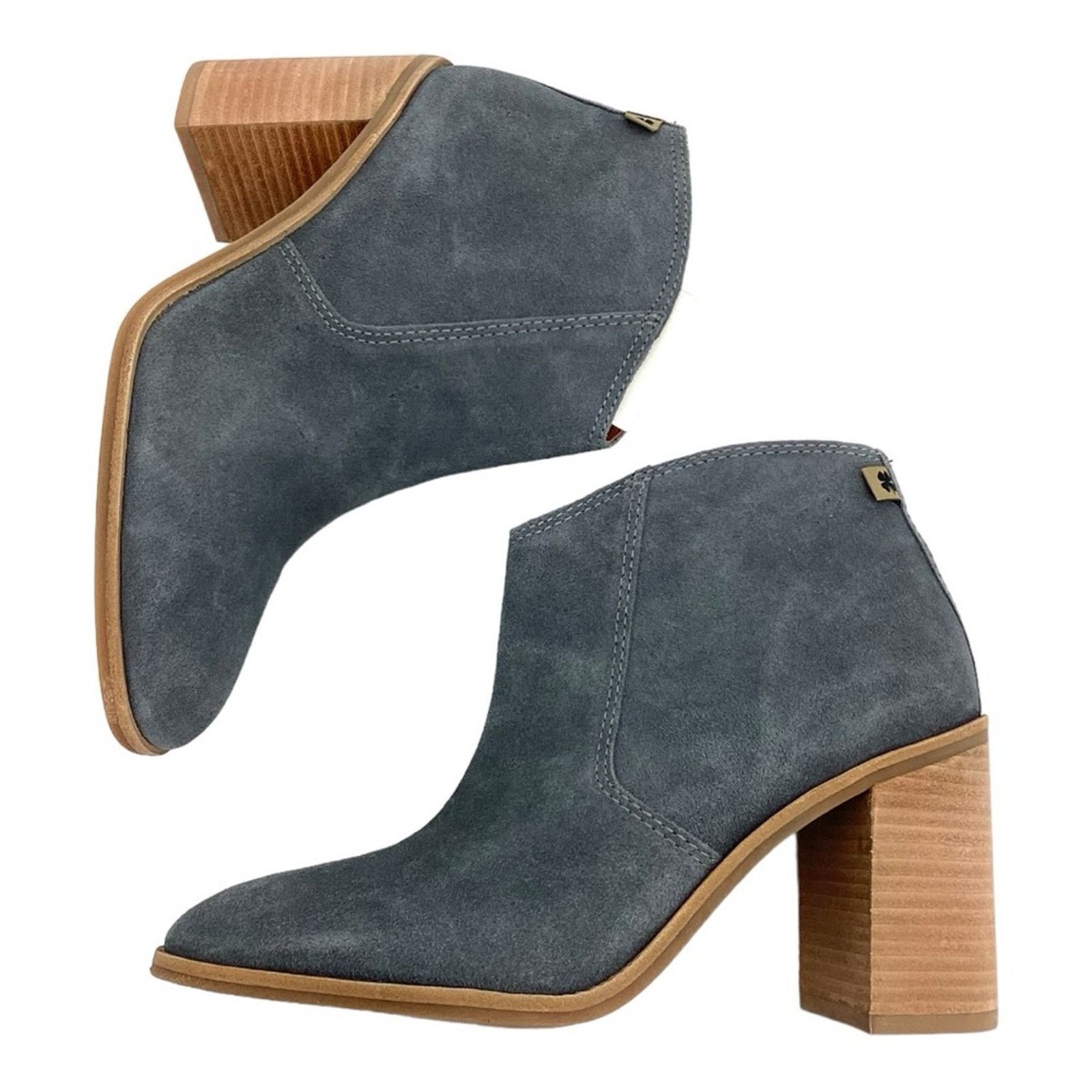 Lucky Brand Lucky Brand Pellyon Stack Heel Bootie Gray 7.5 NWT $149 MSRP Size US 7.5 / IT 37.5 - 7 Thumbnail