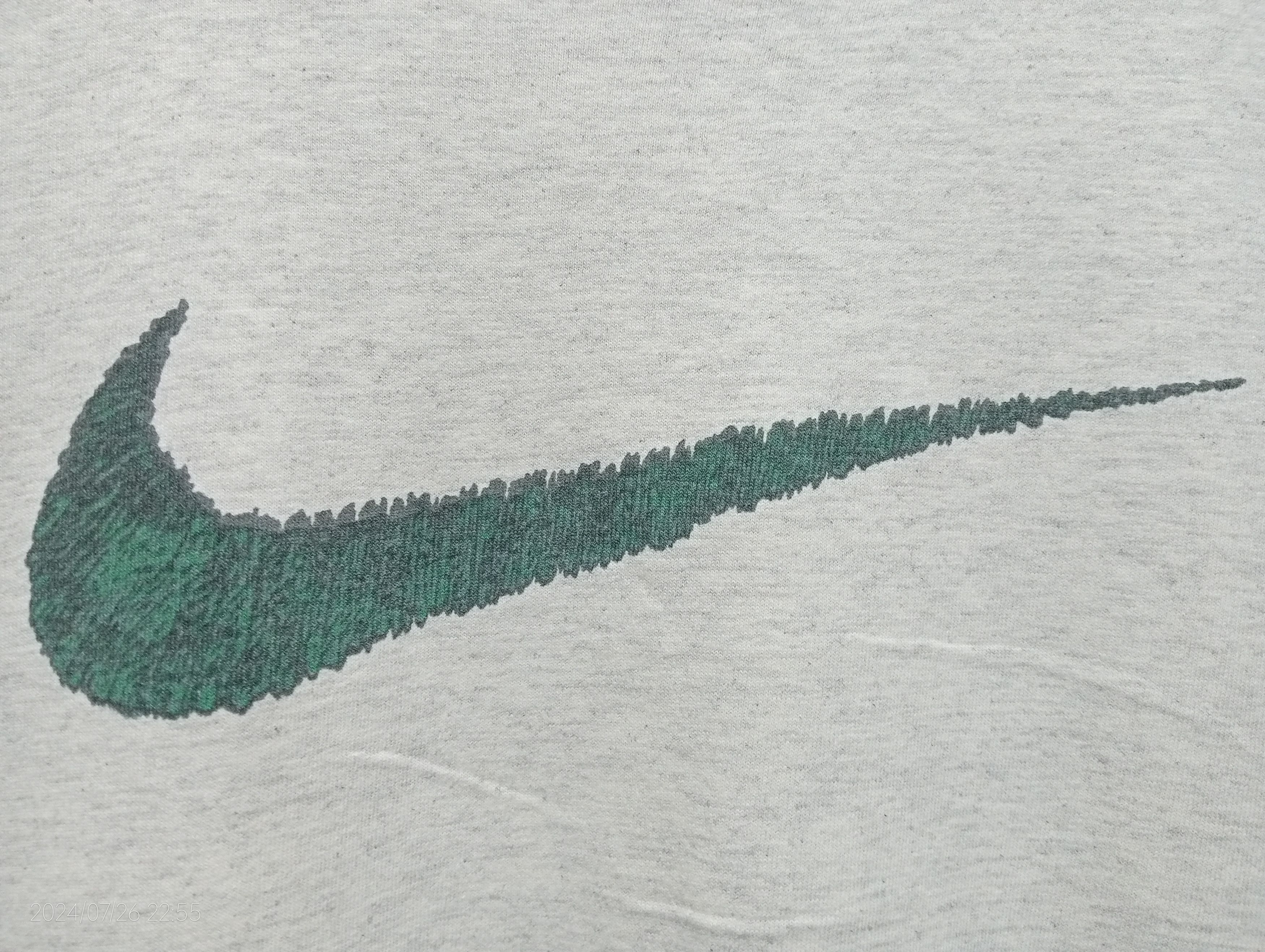 Nike Vintage '90s Nike Big Logo Tee Made in USA Size US L / EU 52-54 / 3 - 2 Thumbnail