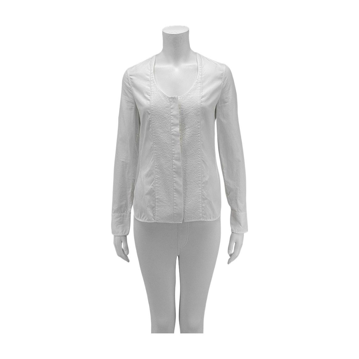 Balenciaga Balenciaga White Cotton Button Up Shirt Size 36 Size XS / US 0-2 / IT 36-38 - 1 Thumbnail