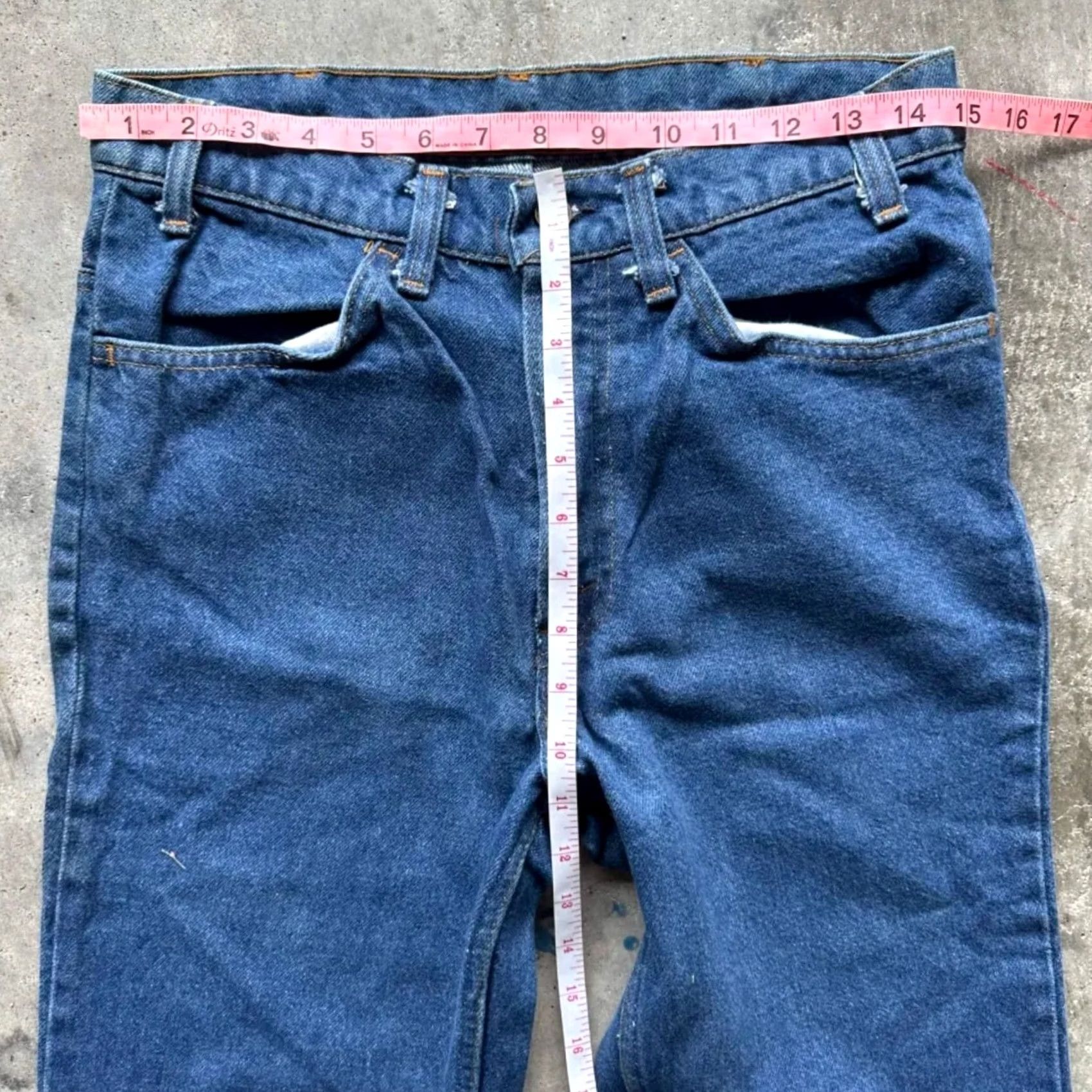 Levi's VINTAGE Levi's Orange Tab 646 Flared Denim Jeans Size 30X34 Men Size US 30 / EU 46 - 4 Thumbnail