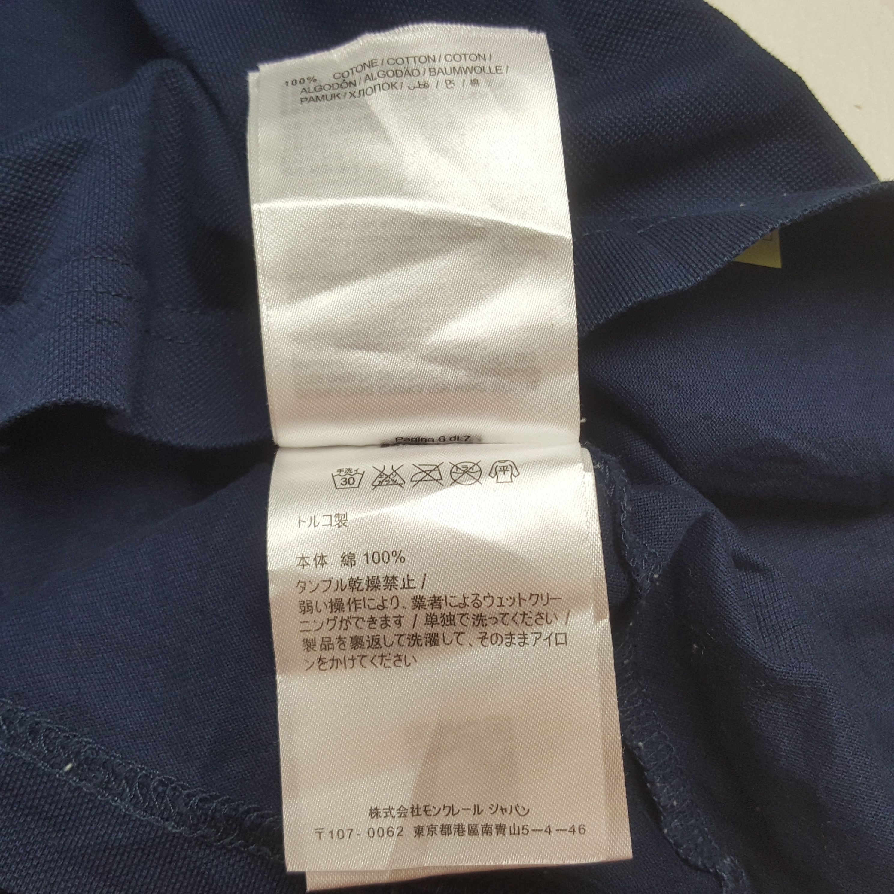 Moncler Vintage Moncler Designer Brand Polos RR14 Size US M / EU 48-50 / 2 - 6 Thumbnail