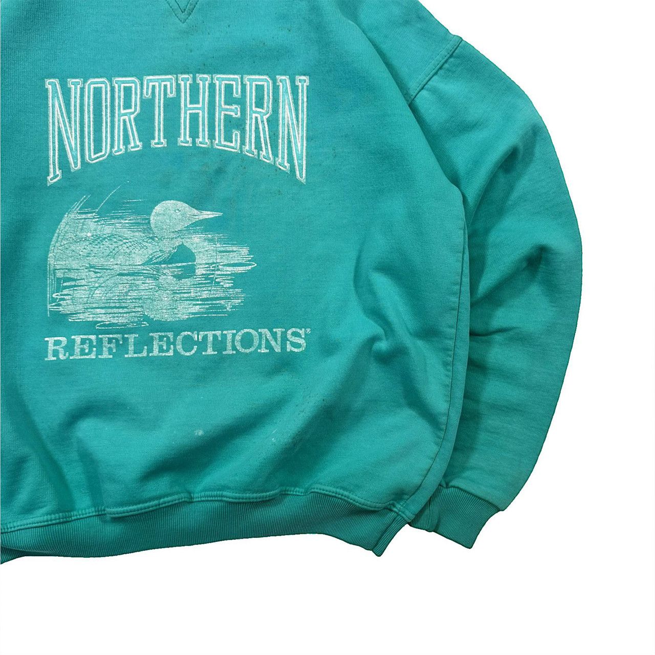 Vintage Vintage Northern Reflections Big Print Graphic Sweater Size US S / EU 44-46 / 1 - 3 Thumbnail