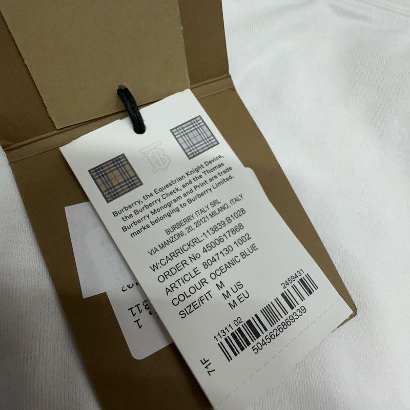 Burberry Burberry Oceanic Blue Star Print T-Shirt 0079 Size US M / EU 48-50 / 2 - 1 Thumbnail