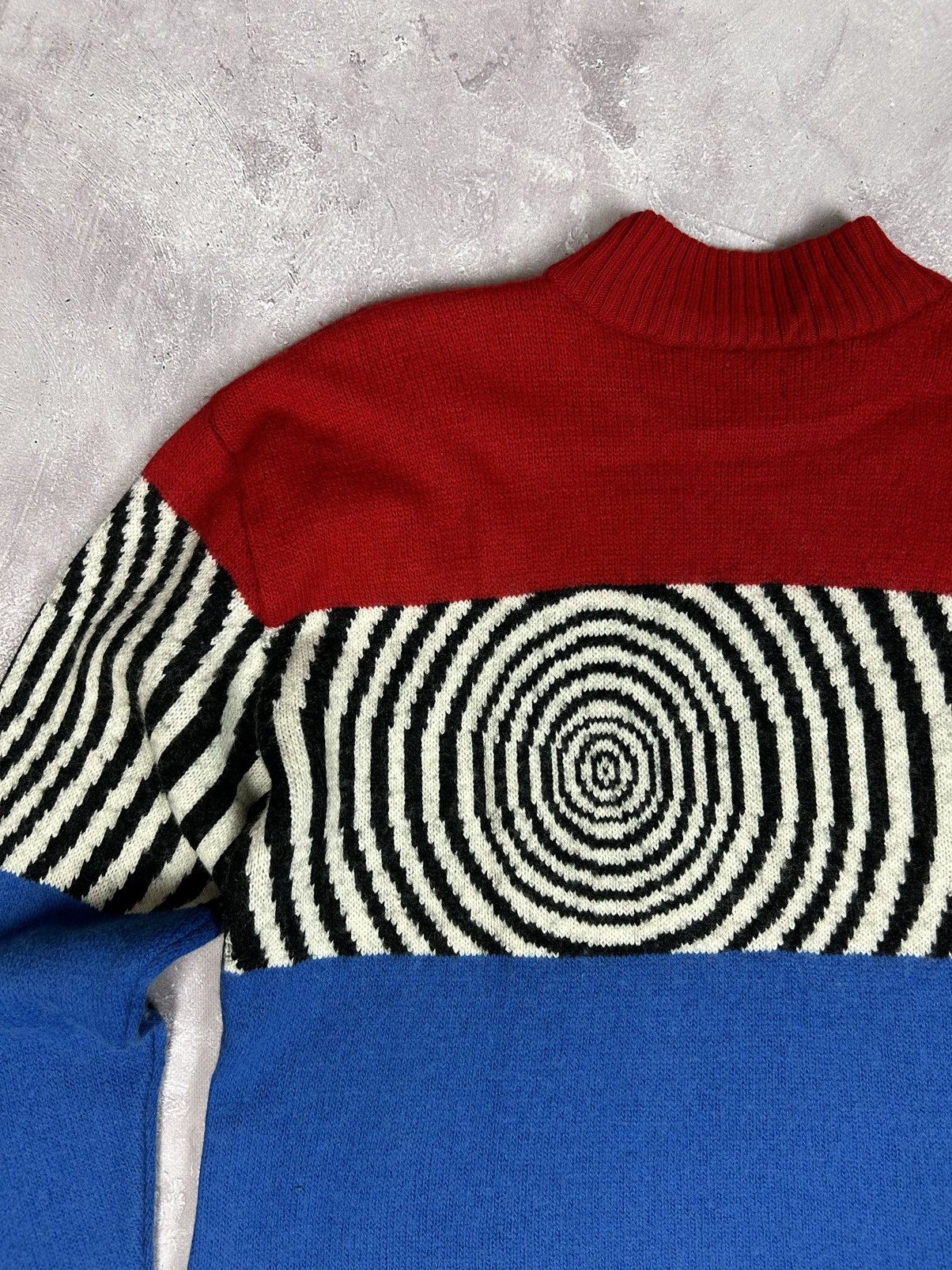 Walter Van Beirendonck W&LT Walter Van Beirendonck Big Logo Multicolor Sweater RARE Size US M / EU 48-50 / 2 - 13 Thumbnail