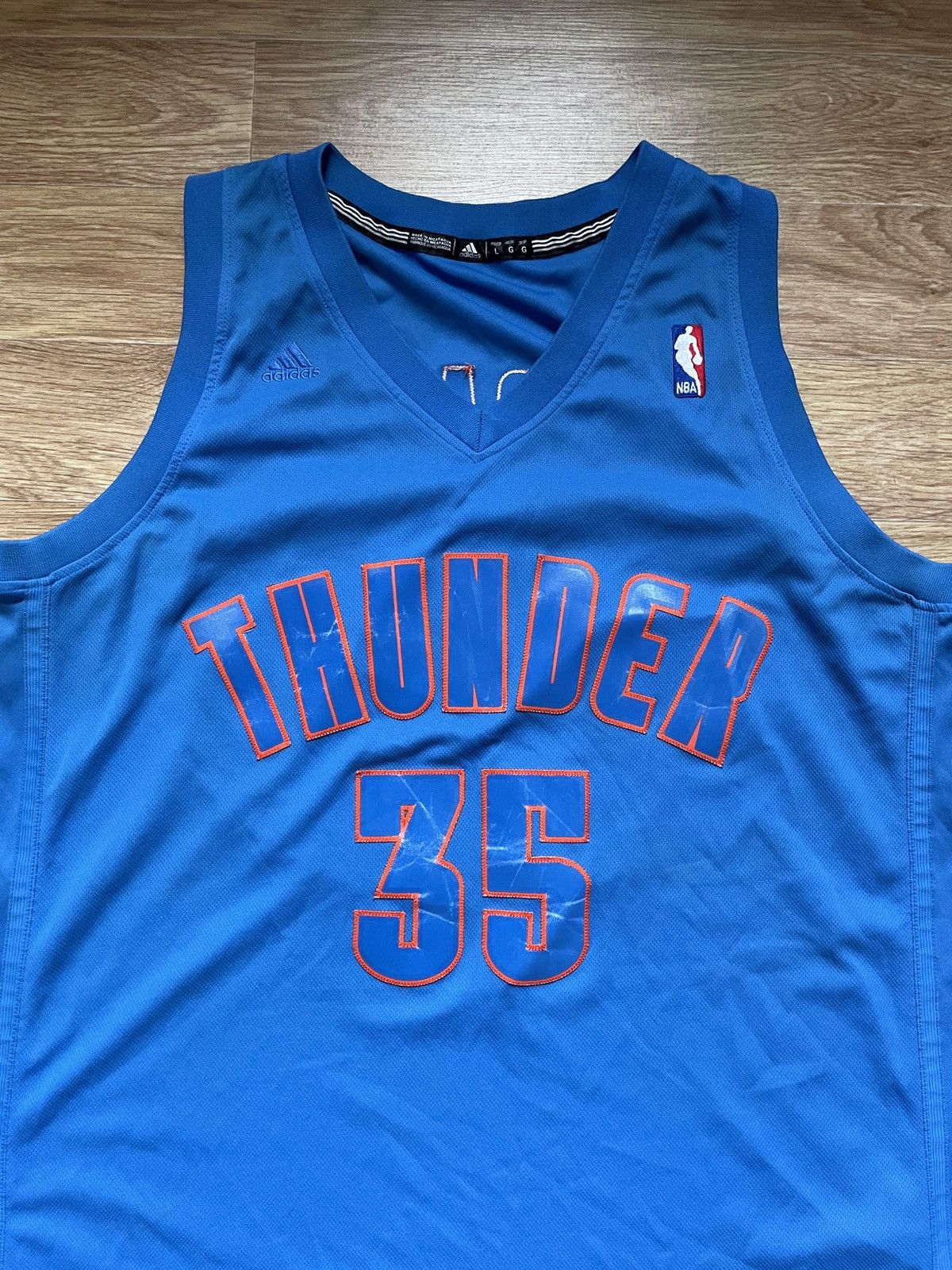 Adidas Adidas Kevin Durant 2012 Christmas Day OKC Thunder Jersey Size US L / EU 52-54 / 3 - 2 Thumbnail