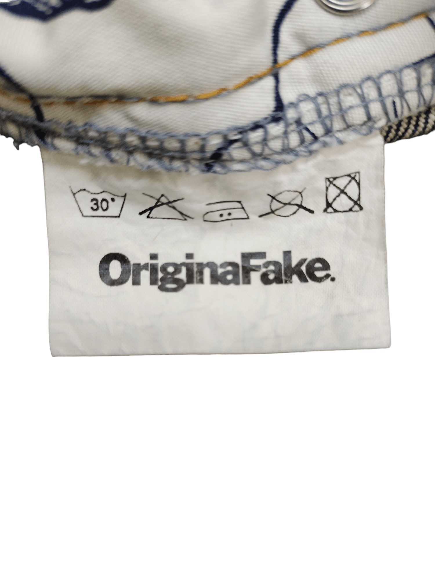 Kaws × Medicom Toy × Original Fake Original Fake X Kaws Selvedge Distressed Hem Denim Jeans Size US 33 - 17 Thumbnail