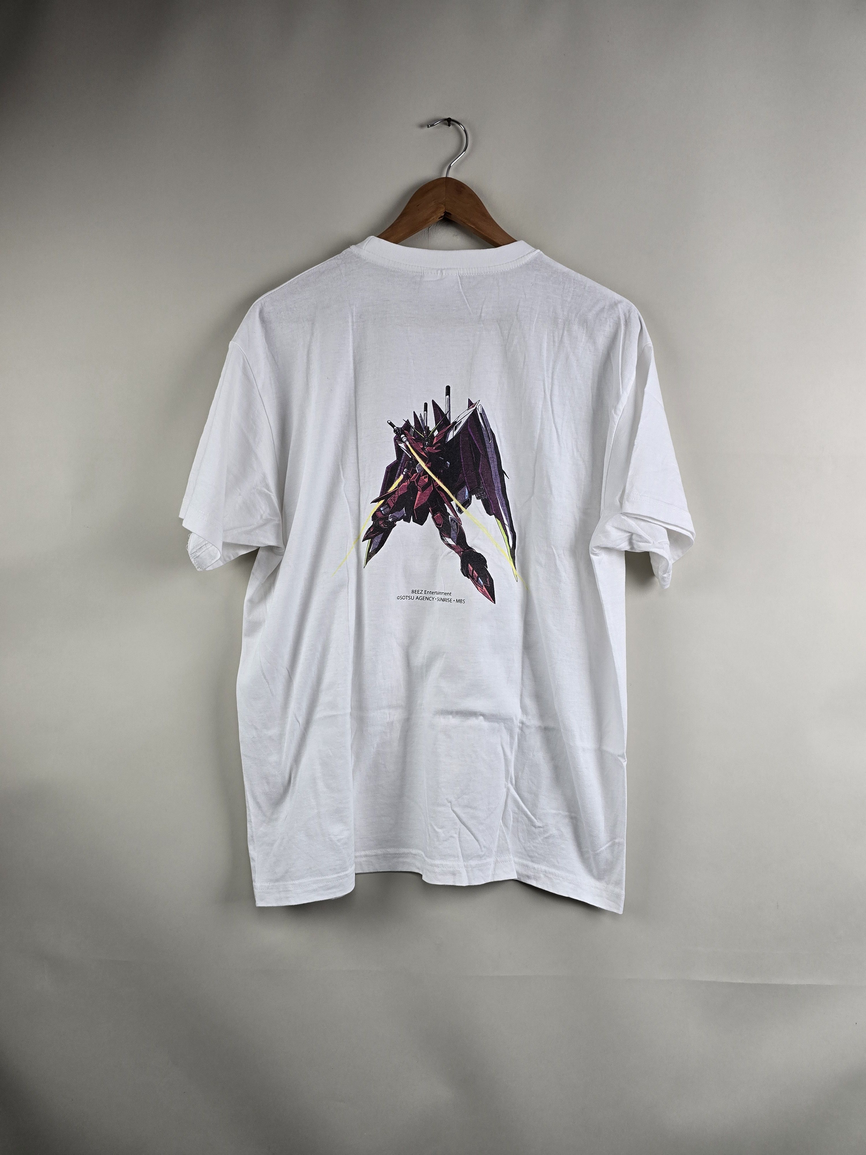 Anime × Vintage 2000 Mobile Suit Gundam Seed Anime Tee XL 22.5" 27.5" Size US XL / EU 56 / 4 - 7 Thumbnail