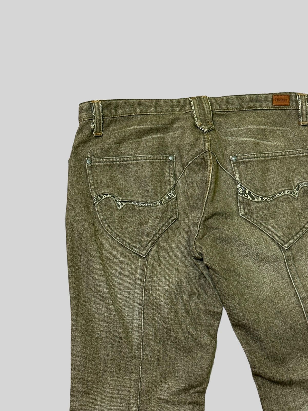 Nicole Club Nicole Club For Men Snake PocketFlare Design Jeans Size US 32 / EU 48 - 10 Thumbnail