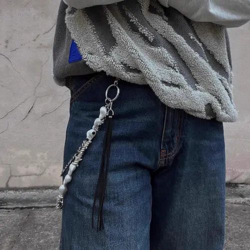 Jewelry Elegant Pearl and Silver Layered Wallet Chain Size ONE SIZE - 3 Thumbnail