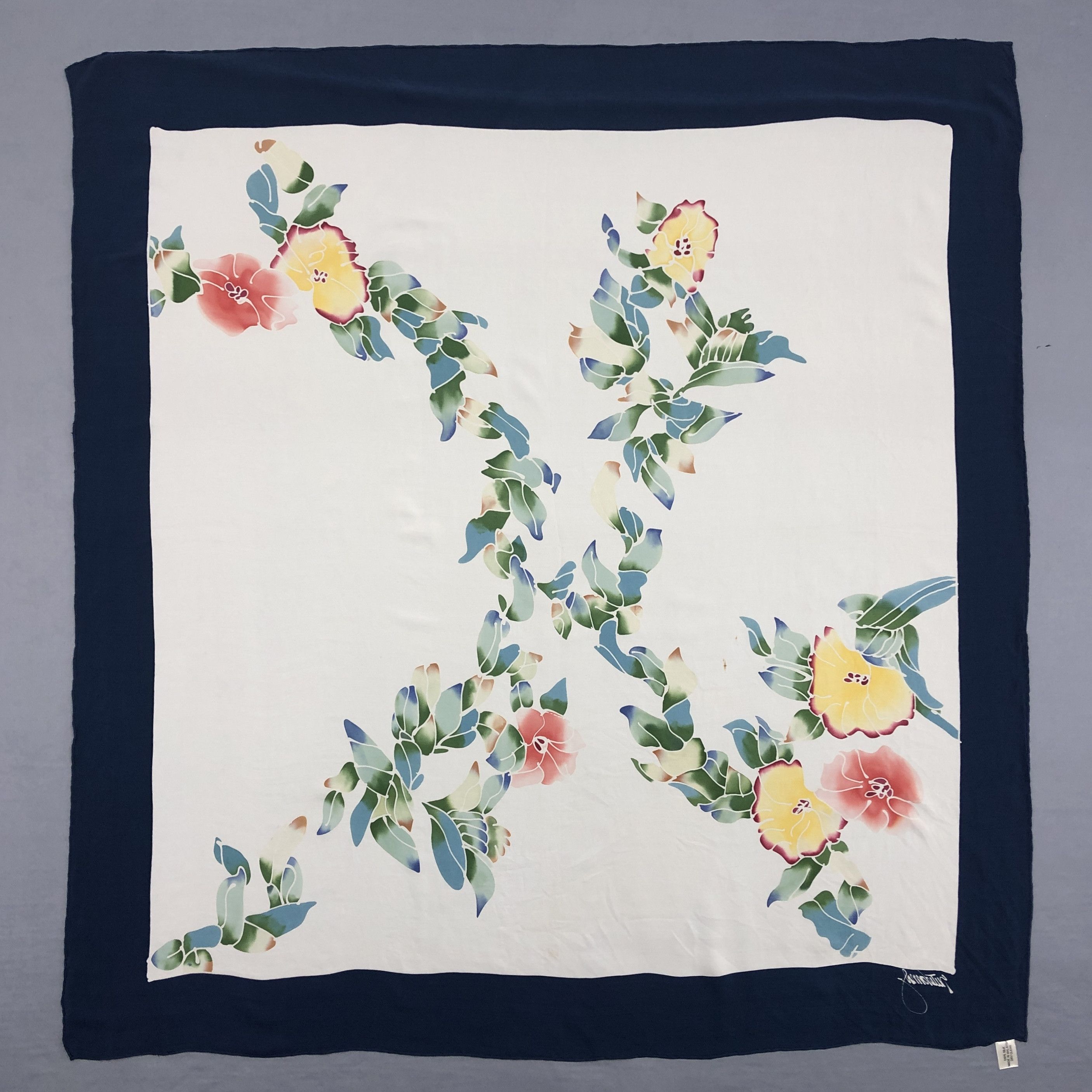 Other × Vintage Vintage Suteramas SILK Scarf Twill Stole Wraps Scarves Size ONE SIZE - 1 Thumbnail