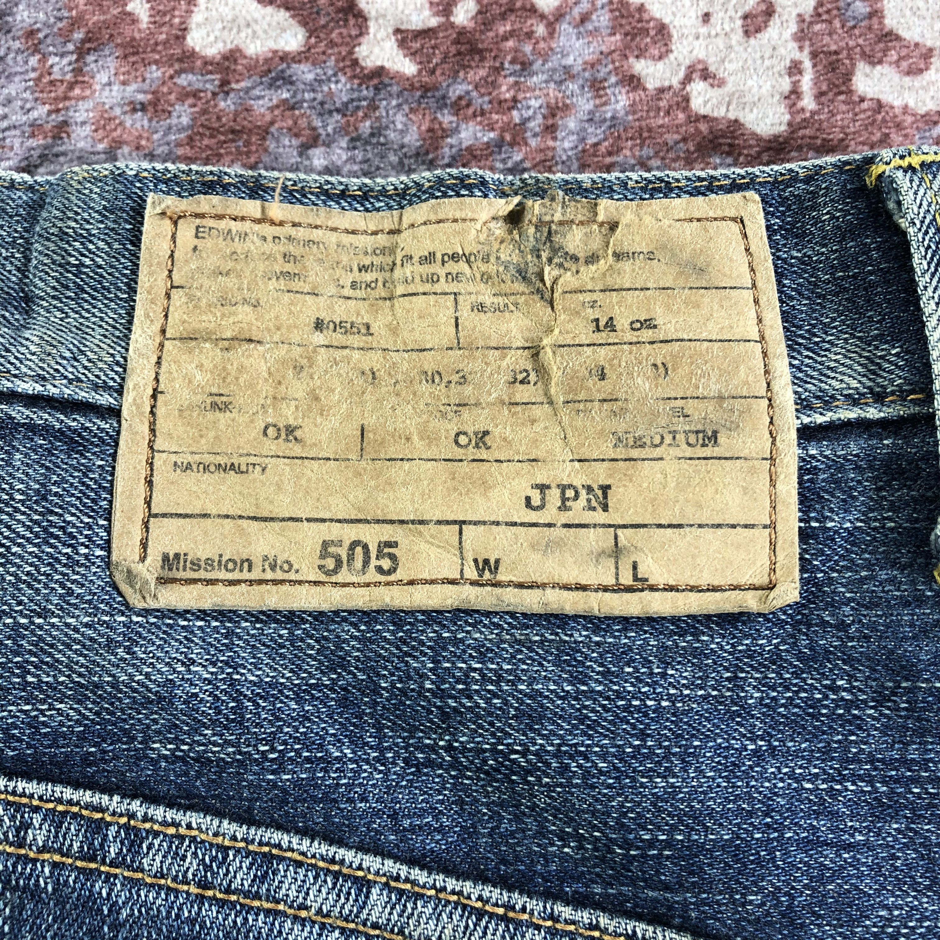 Edwin Vintage Edwin 505 Selvedge Jeans-JM3682 Size US 32 / EU 48 - 6 Thumbnail
