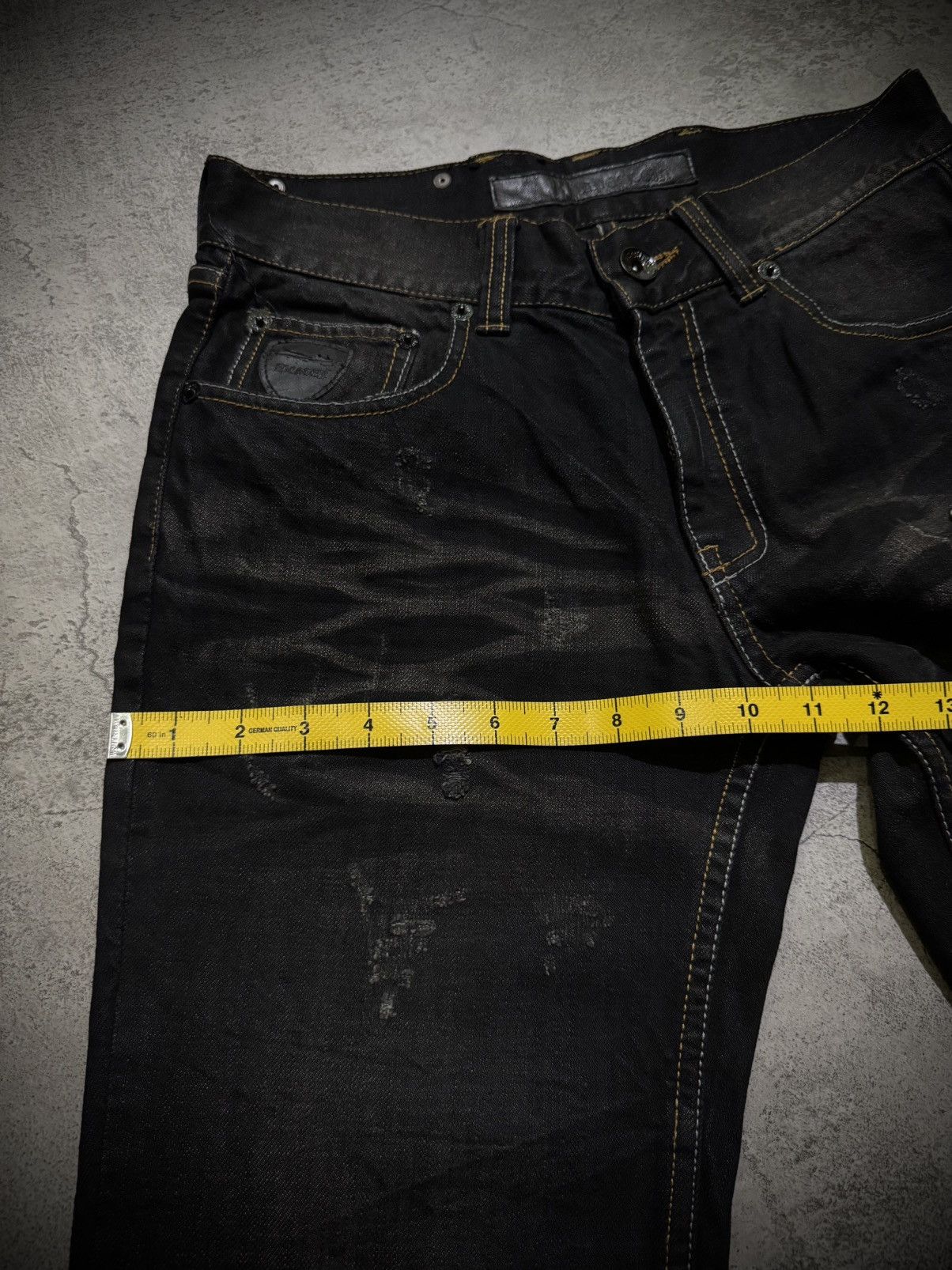 Hysteric Glamour Y2k Apestcip Ifsixwasnine Distressed Jeans Size US 31 - 18 Thumbnail
