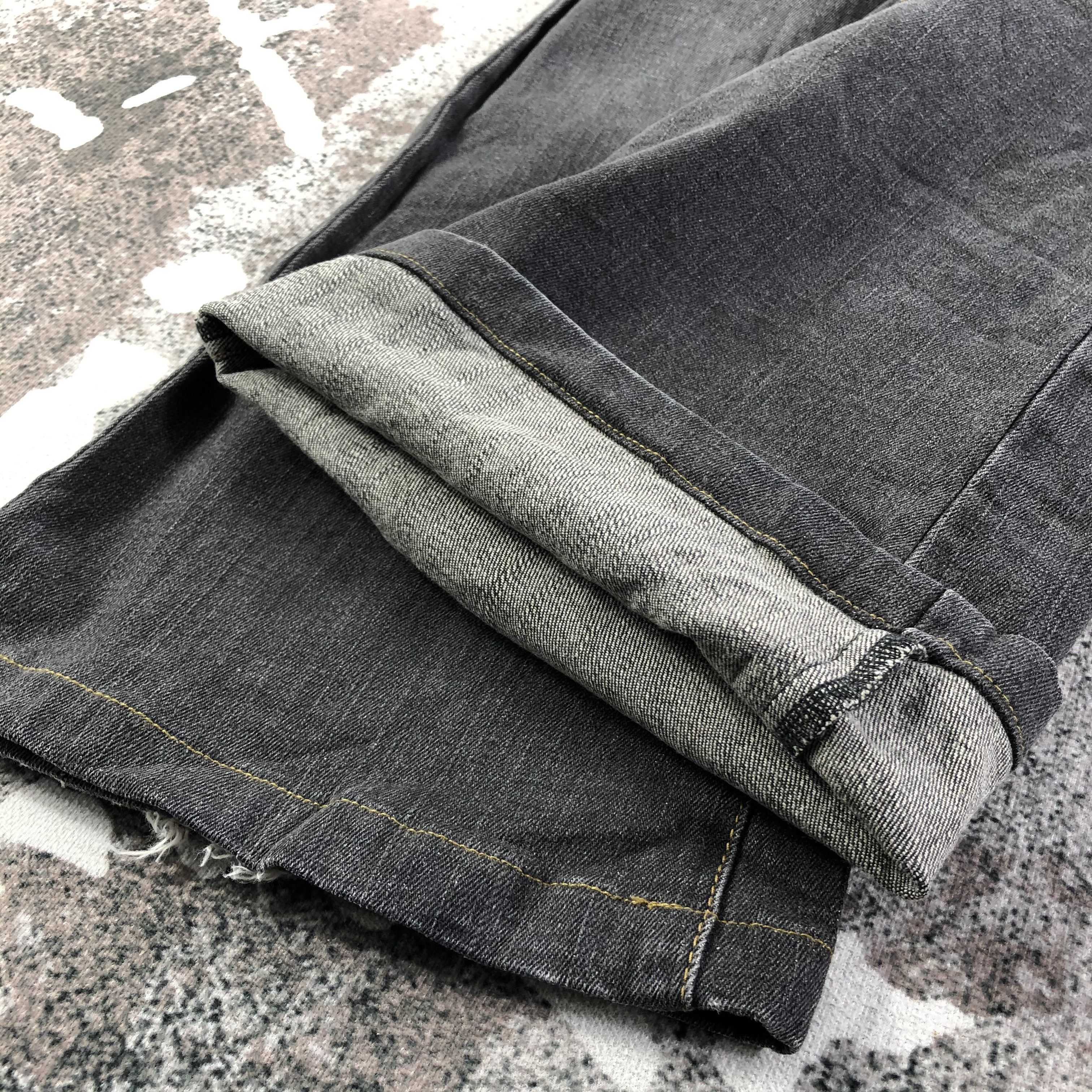 Japanese Brand Japanese Brand Espie Jeans Faded Black Flare Denim KJ1645 Size 28" / US 6 / IT 42 - 6 Thumbnail