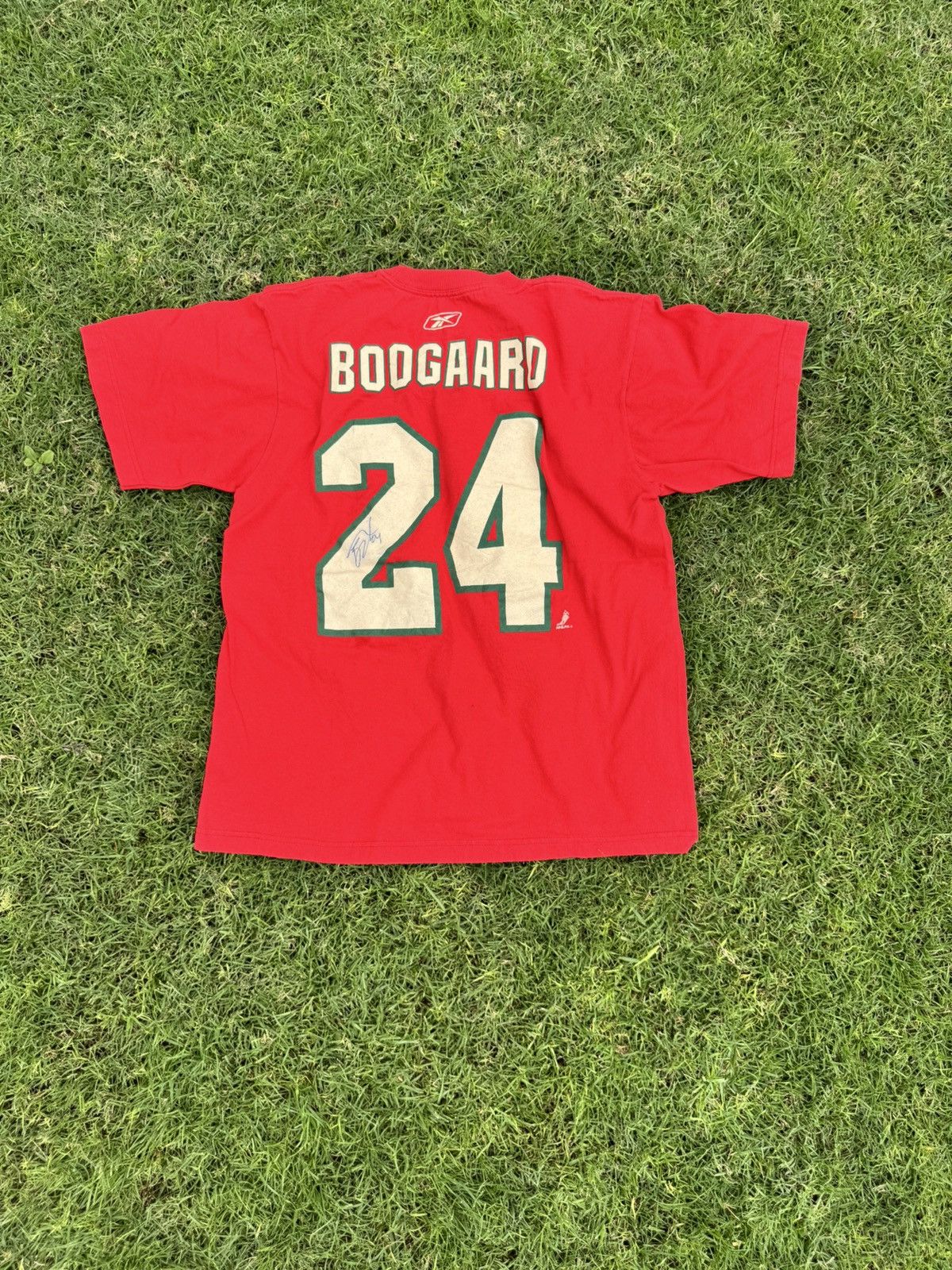 Reebok Reebok Minnesota Wild Zach boogaard #24 NHL Player T-shirt Size US M / EU 48-50 / 2 - 7 Thumbnail