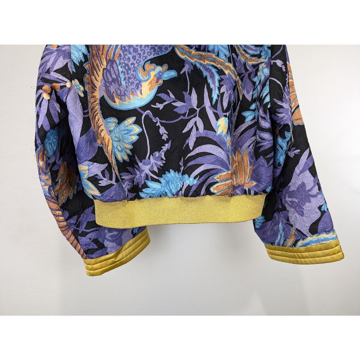 Saint Laurent Paris o1rshd1 Teddy Kimono Phoenix Jacket in Multicolor Size US M / EU 48-50 / 2 - 14 Thumbnail