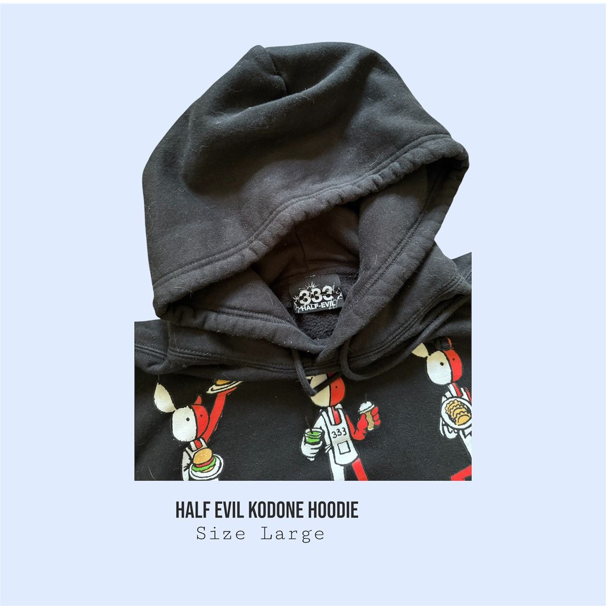Half Evil × Kodone Half Evil Kodone Hoodie Size US L / EU 52-54 / 3 - 3 Thumbnail