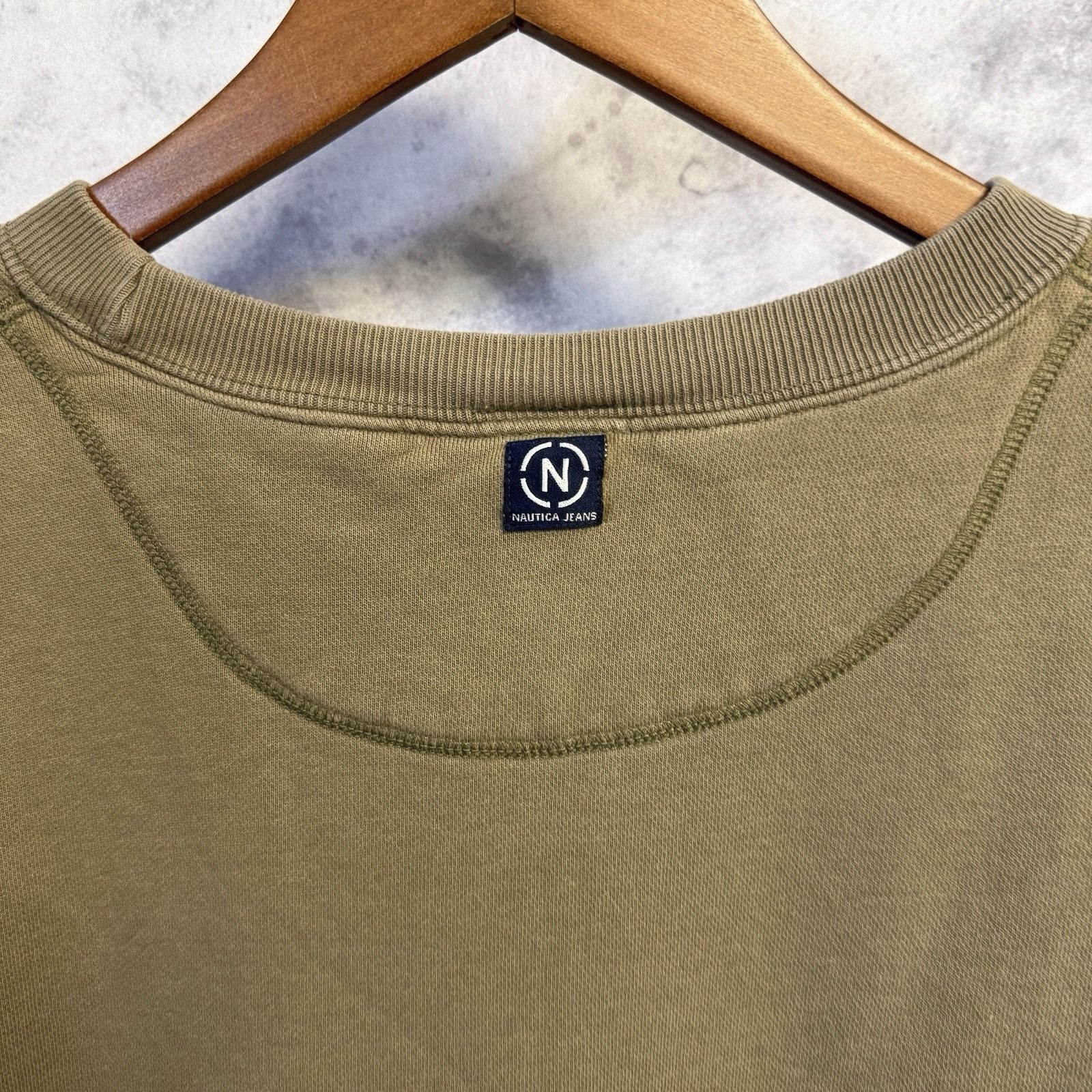 Nautica Vintage Nautica Jeans Sweatshirt Mens 2XL Brown Crew Neck Em Size US XXL / EU 58 / 5 - 14 Thumbnail