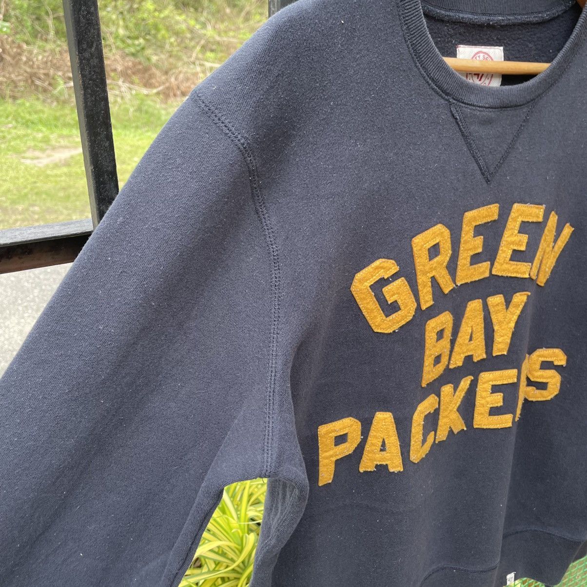 NFL 🔥Vintage Green Bay Packers Embroidered Spellout Sweatshirts Size US M / EU 48-50 / 2 - 7 Thumbnail