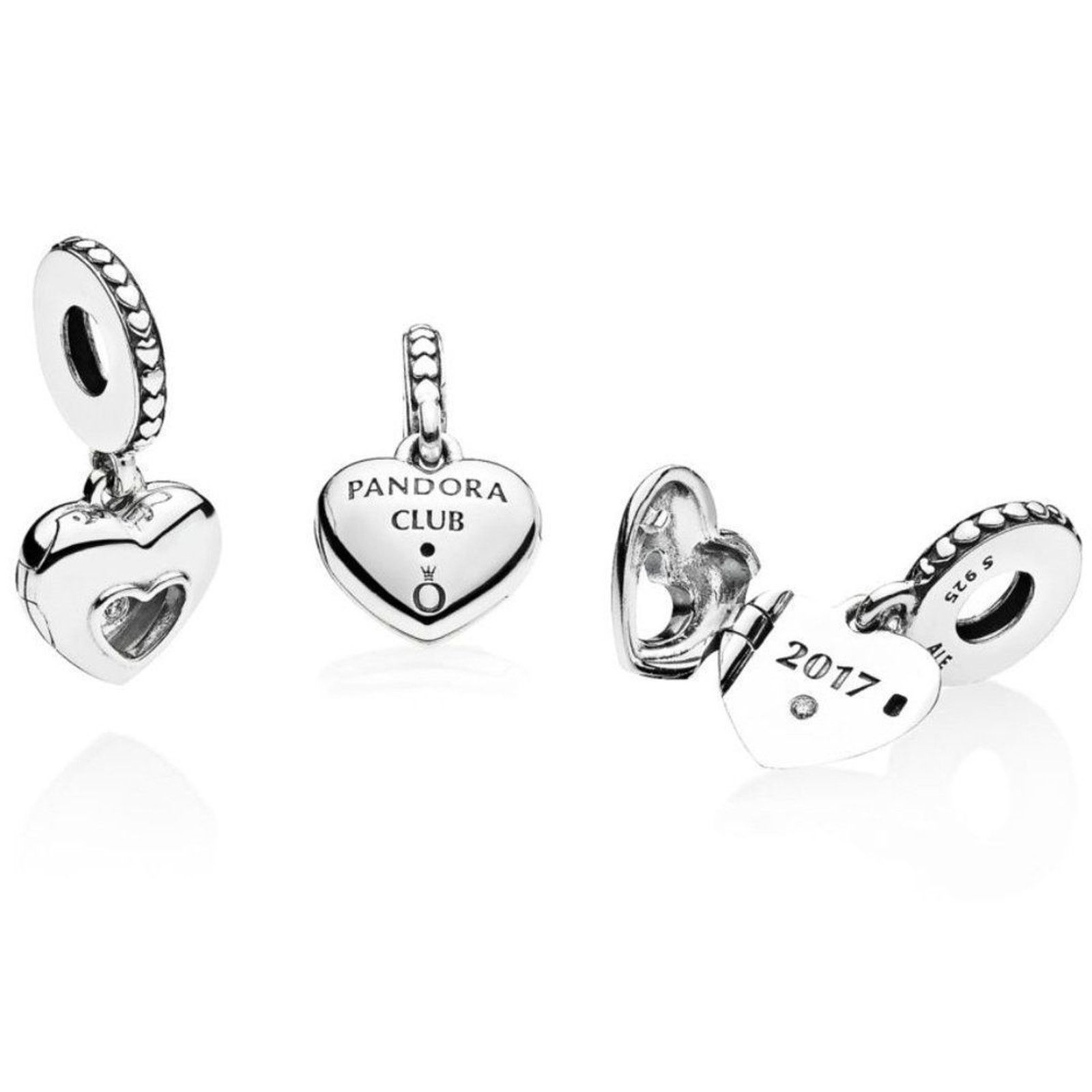 pandora PANDORA Limited Edition Diamond Locket Club Charm Size ONE SIZE - 1 Thumbnail