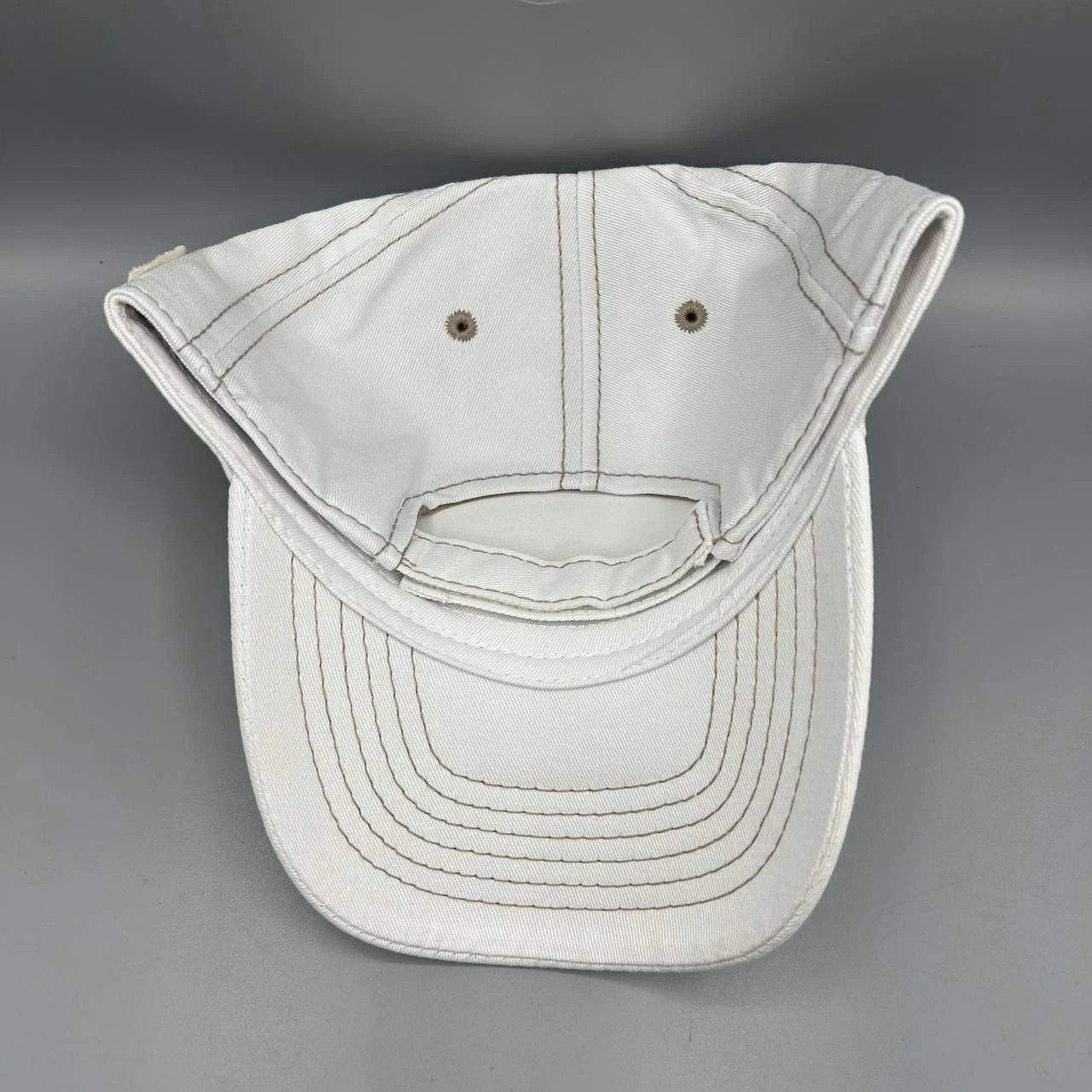 Greg Norman Greg Norman Golf Hat Men White Embroidered Strap Back Cotton Size ONE SIZE - 3 Thumbnail