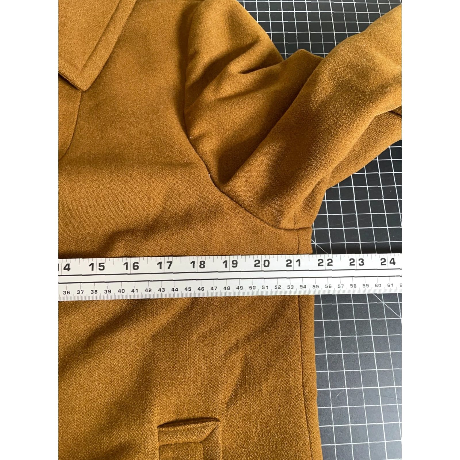 Pendleton VINTAGE Pendleton Coat Wool Button Up Lined 12 Brown Plaid Women's Pea Coat 50s / 60s Union Made Size XL / US 12-14 / IT 48-50 - 5 Thumbnail