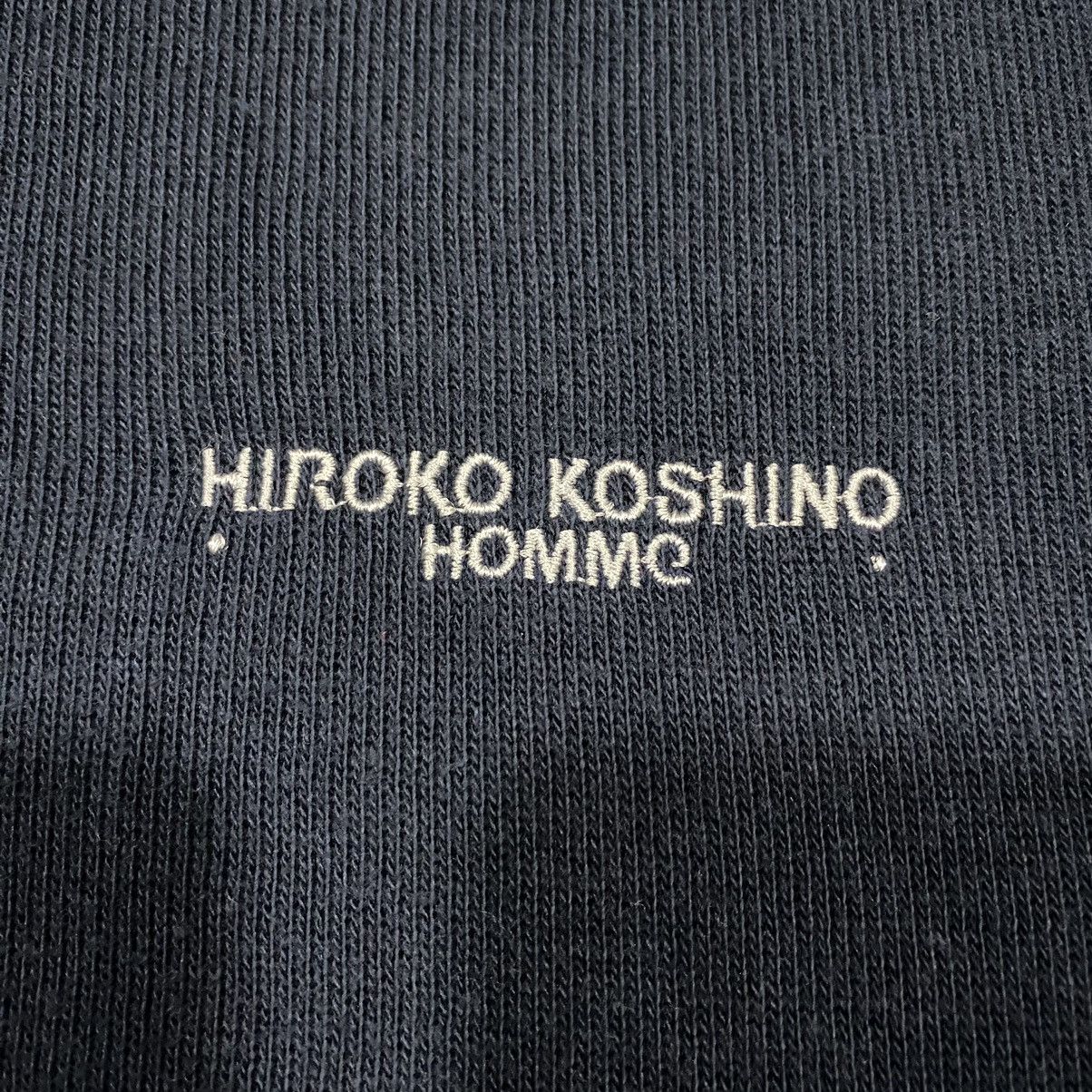 Designer × Hiroko Koshino Homme × Japanese Brand Vintage HIROKO KOSHINO Embroidered Big Logo Sweatshirt Size US L / EU 52-54 / 3 - 4 Thumbnail