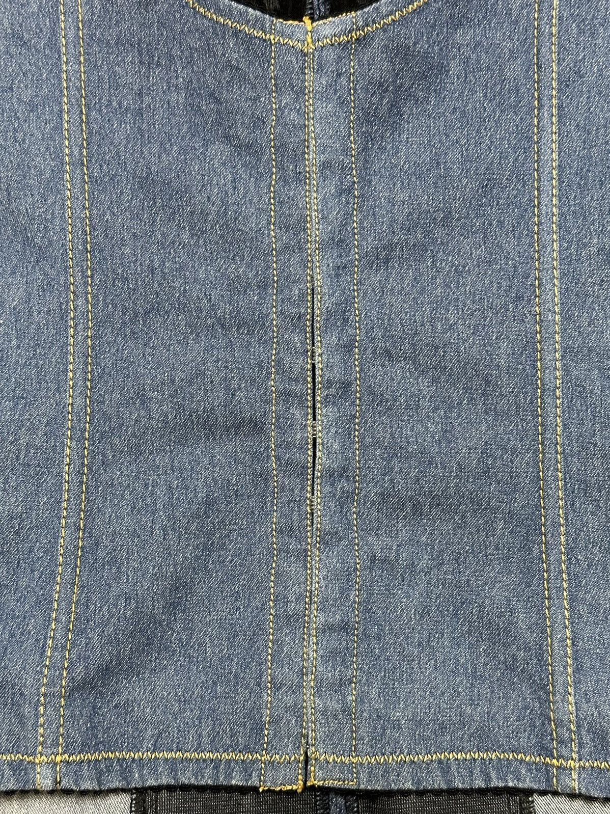 Dolce & Gabbana DOLCE&GABBANA Fall Winter 1996 Denim Bustier Size L / US 10 / IT 46 - 4 Thumbnail