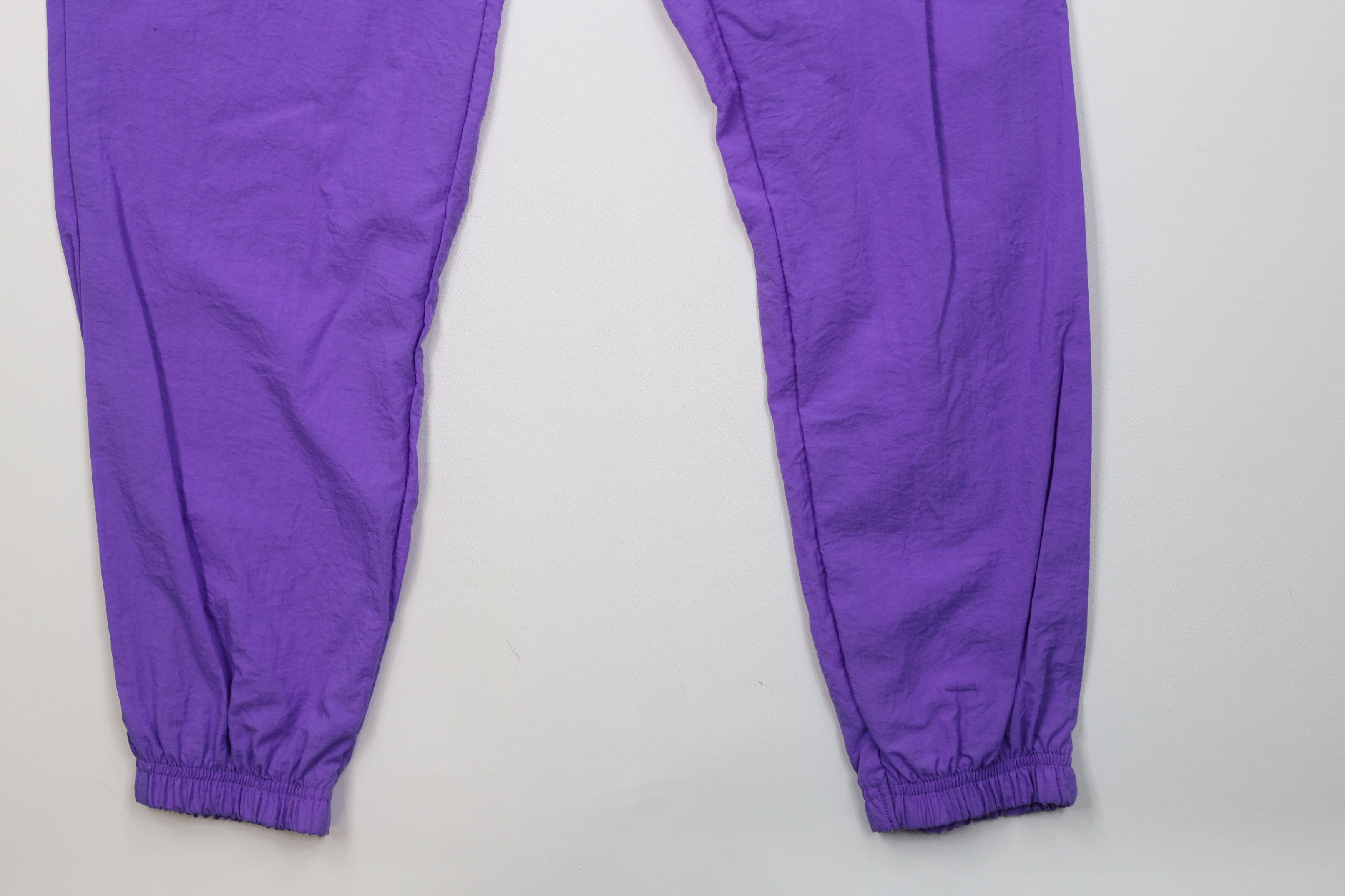 Vintage Vintage 90s Streetwear Windbreaker Joggers Pants Purple Size 26" / US 2 / IT 38 - 5 Thumbnail
