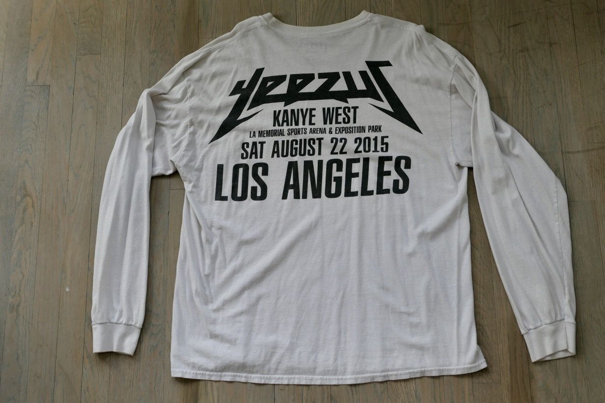Kanye West Yeezus Tour Merch Long Sleeve Shirt Size US XL / EU 56 / 4 - 1 Thumbnail