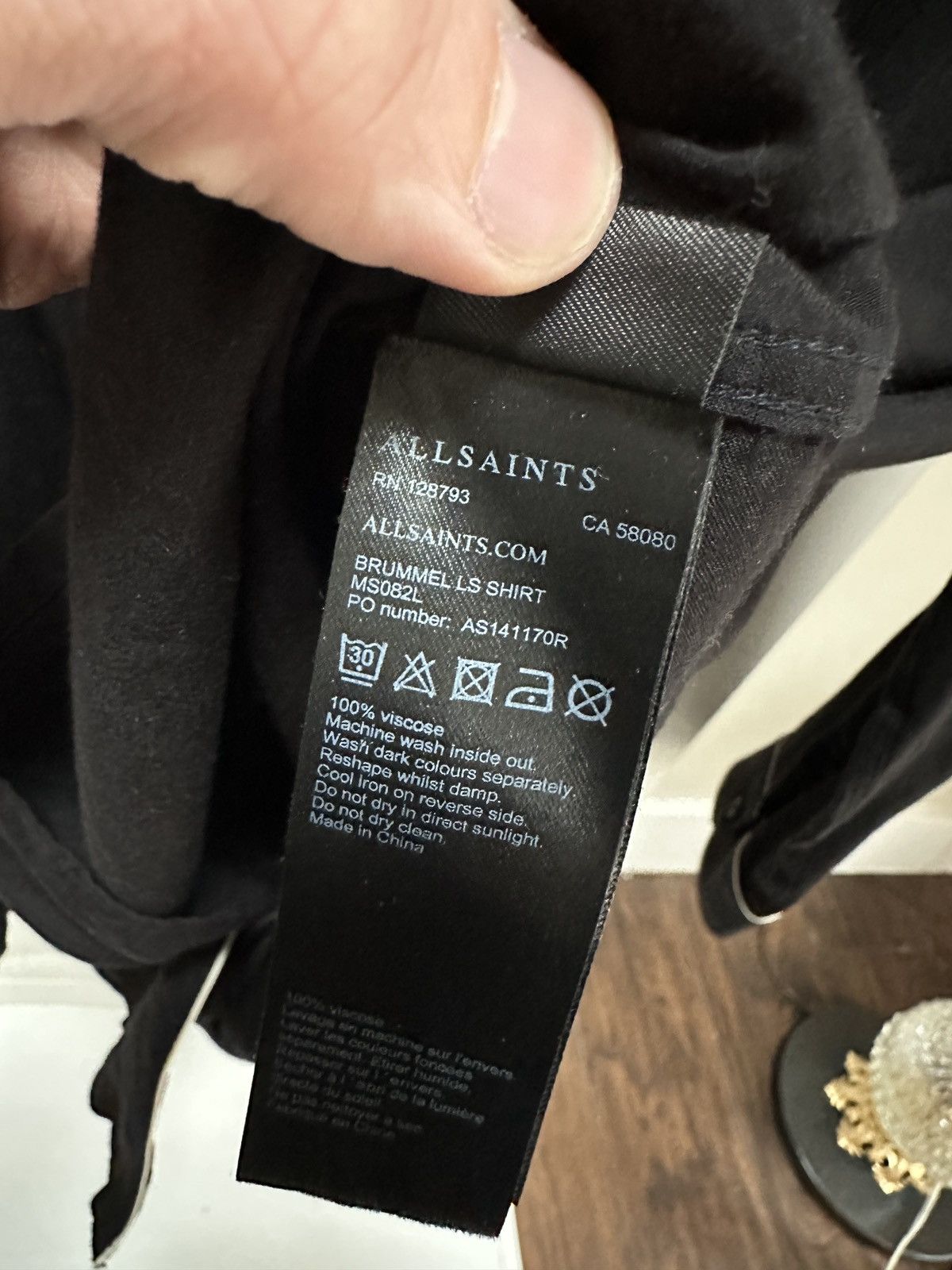 Allsaints Brummel LS Shirt Pajama Size US M / EU 48-50 / 2 - 7 Thumbnail