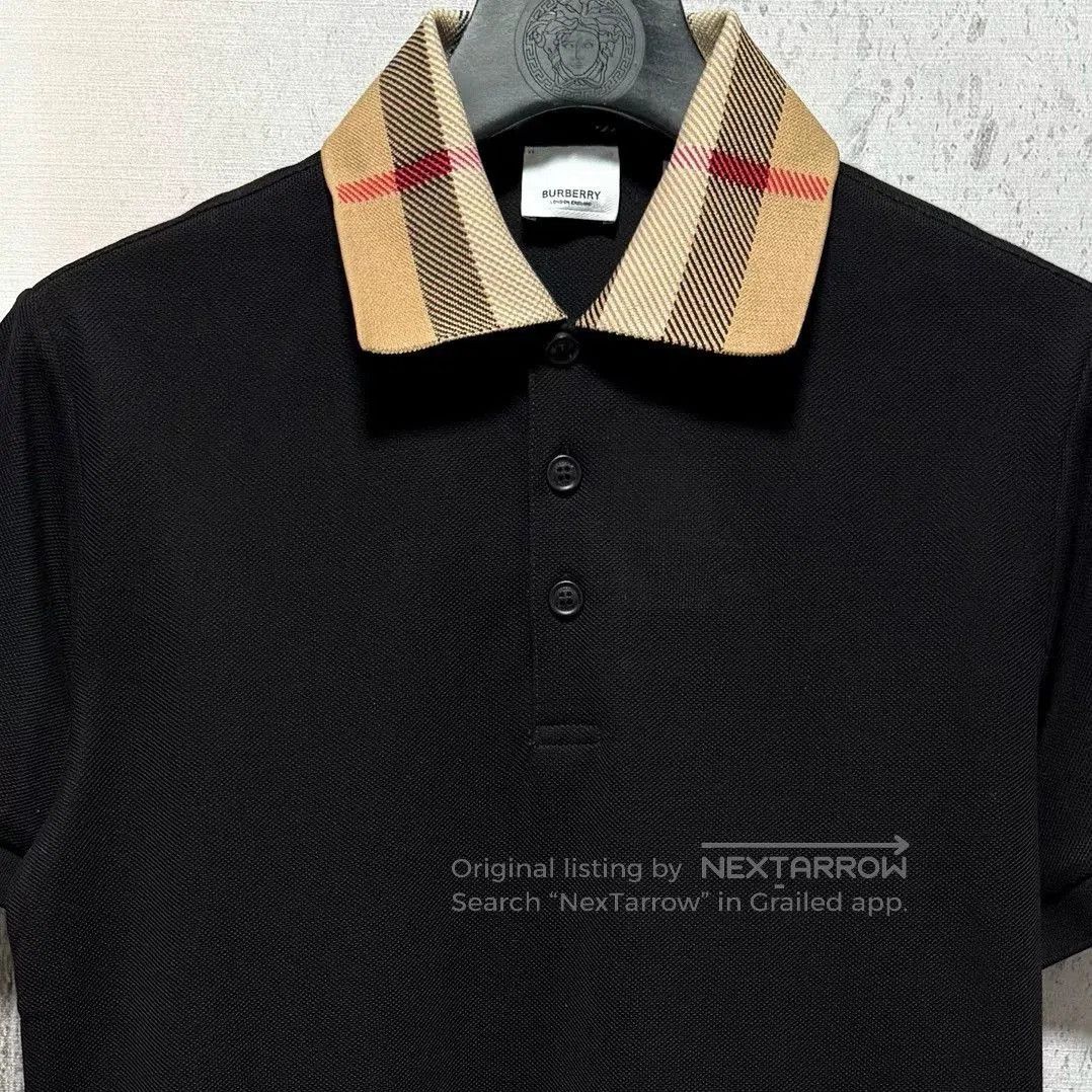 Burberry Burberry Men's Classic Plaid Collar Polo. Size US XL / EU 56 / 4 - 5 Thumbnail